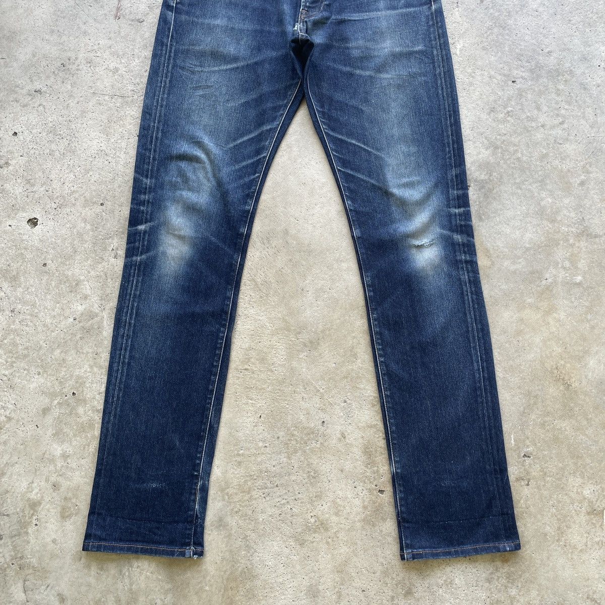 Japanese Brand × Jean W31 Vintage Japanese Faded Skinny Jeans Denim Pants Size US 31 - 4 Thumbnail