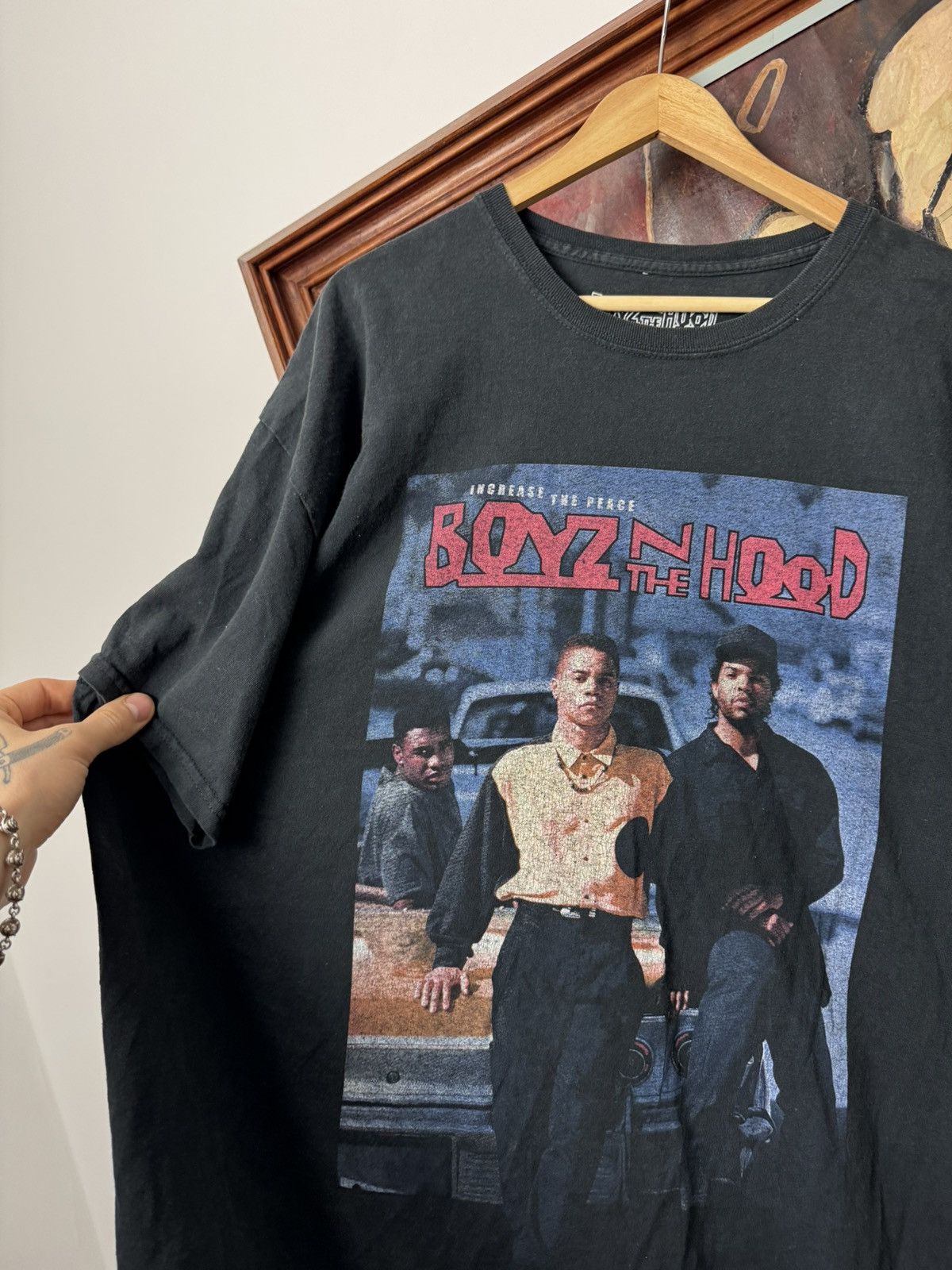 Rap Tees Boyz N The Hood Ice Cube Rap Tee Shirt Washed Oversize Size US XL / EU 56 / 4 - 2 Thumbnail