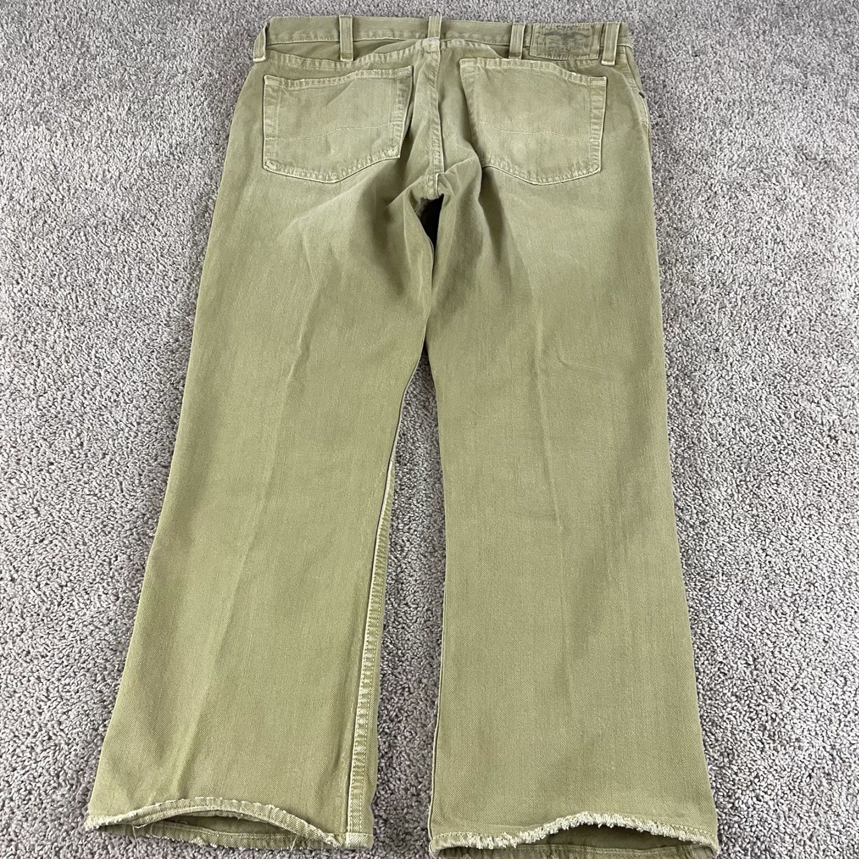 Polo Ralph Lauren VINTAGE Polo Ralph Lauren Adirondack Pants 36x30 Corduroys Tan 90s Heritage Vintage Mens Regular Straight Pockets Belt Loops Weathered Sanforized Size US M / EU 48-50 / 2 - 2 Thumbnail