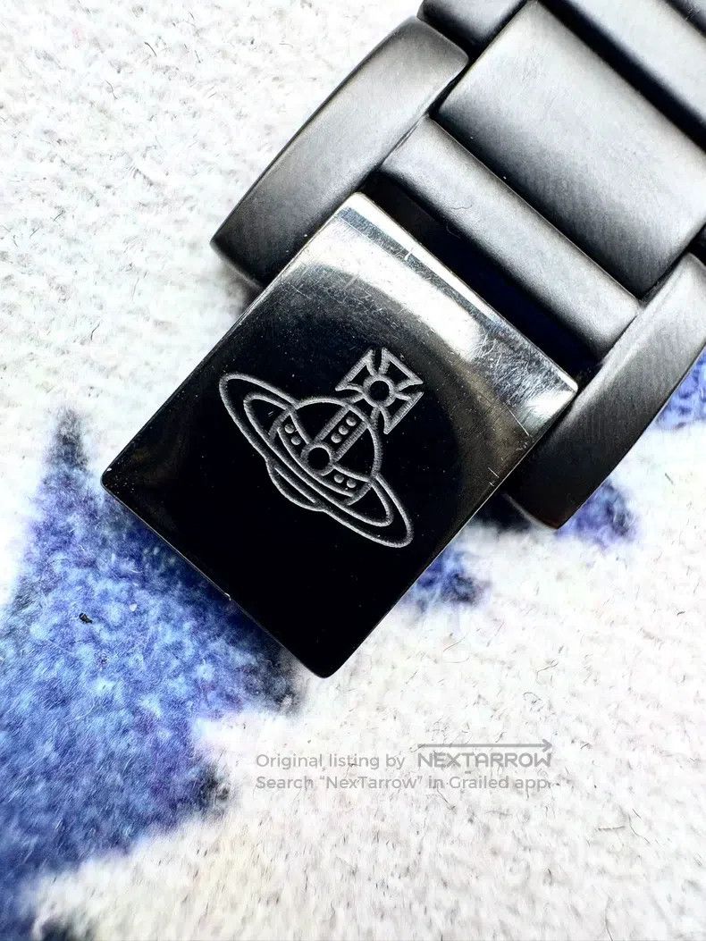 Vivienne Westwood Vivienne Westwood Saturn Black Matte Ceramic Key Pendant W Size ONE SIZE - 3 Thumbnail