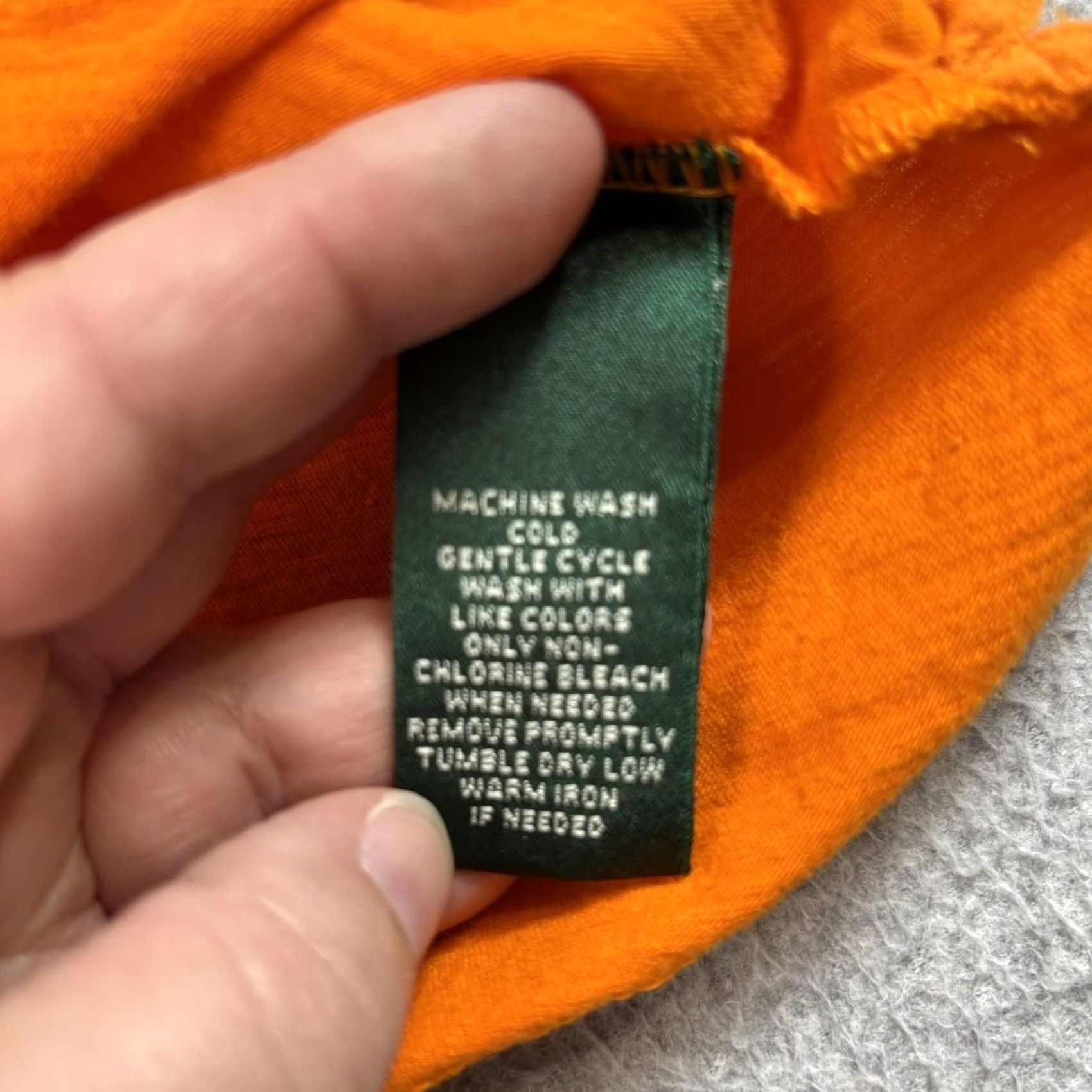 Ralph Lauren Lauren Ralph Lauren Shirt Womens XL Orange Embroidered Boho 3/4 Sleeve Button Tunic Top Blouse Size XL / US 12-14 / IT 48-50 - 5 Thumbnail
