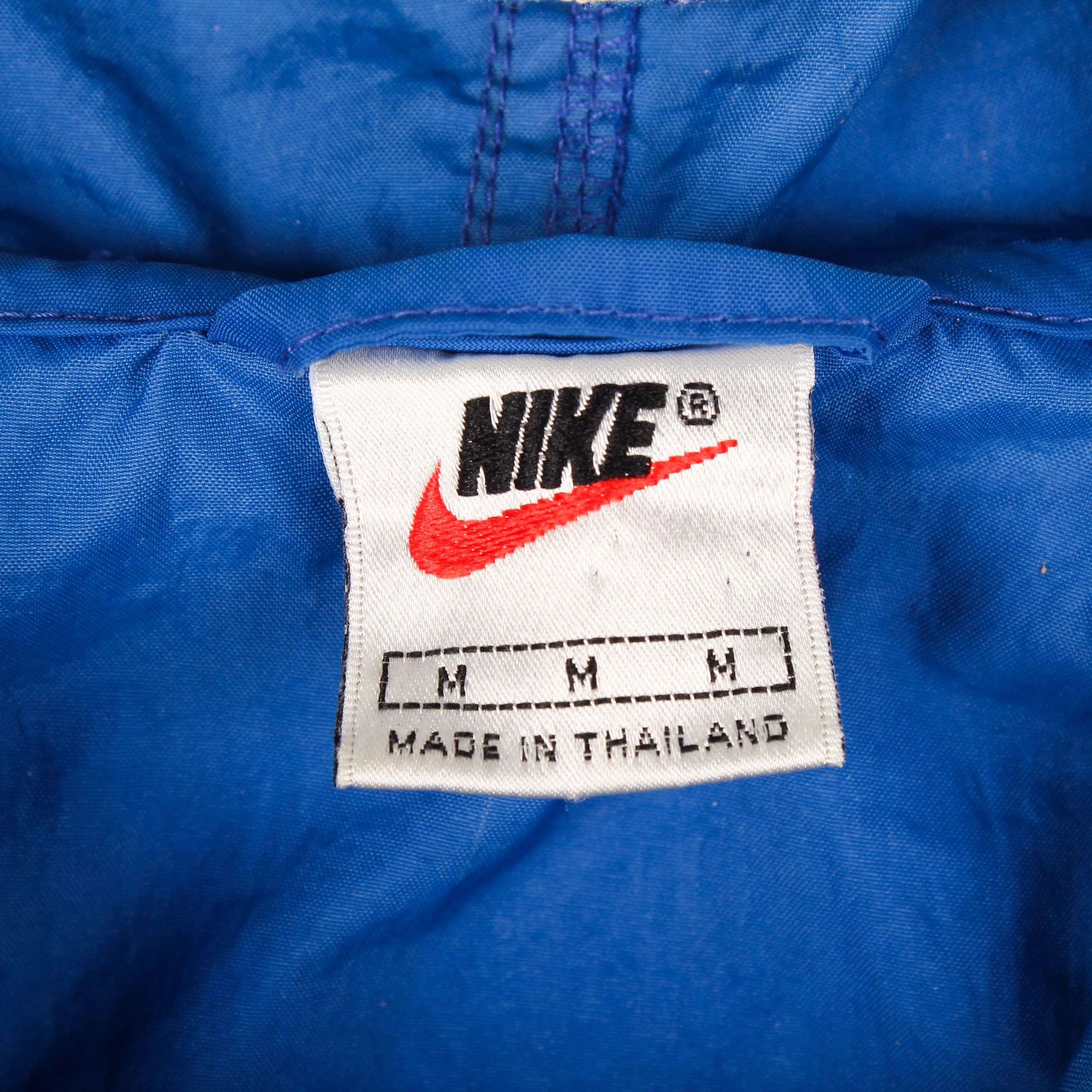 Nike Vintage Nike Windbreaker Big Swoosh Blue 90s Size US M / EU 48-50 / 2 - 7 Thumbnail