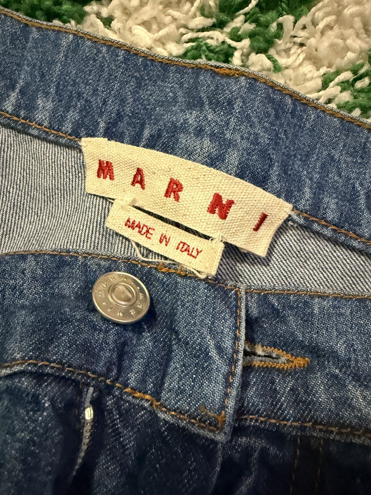 Marni Marni 24ss Mohair Patch Jeans Size US 31 - 4 Thumbnail