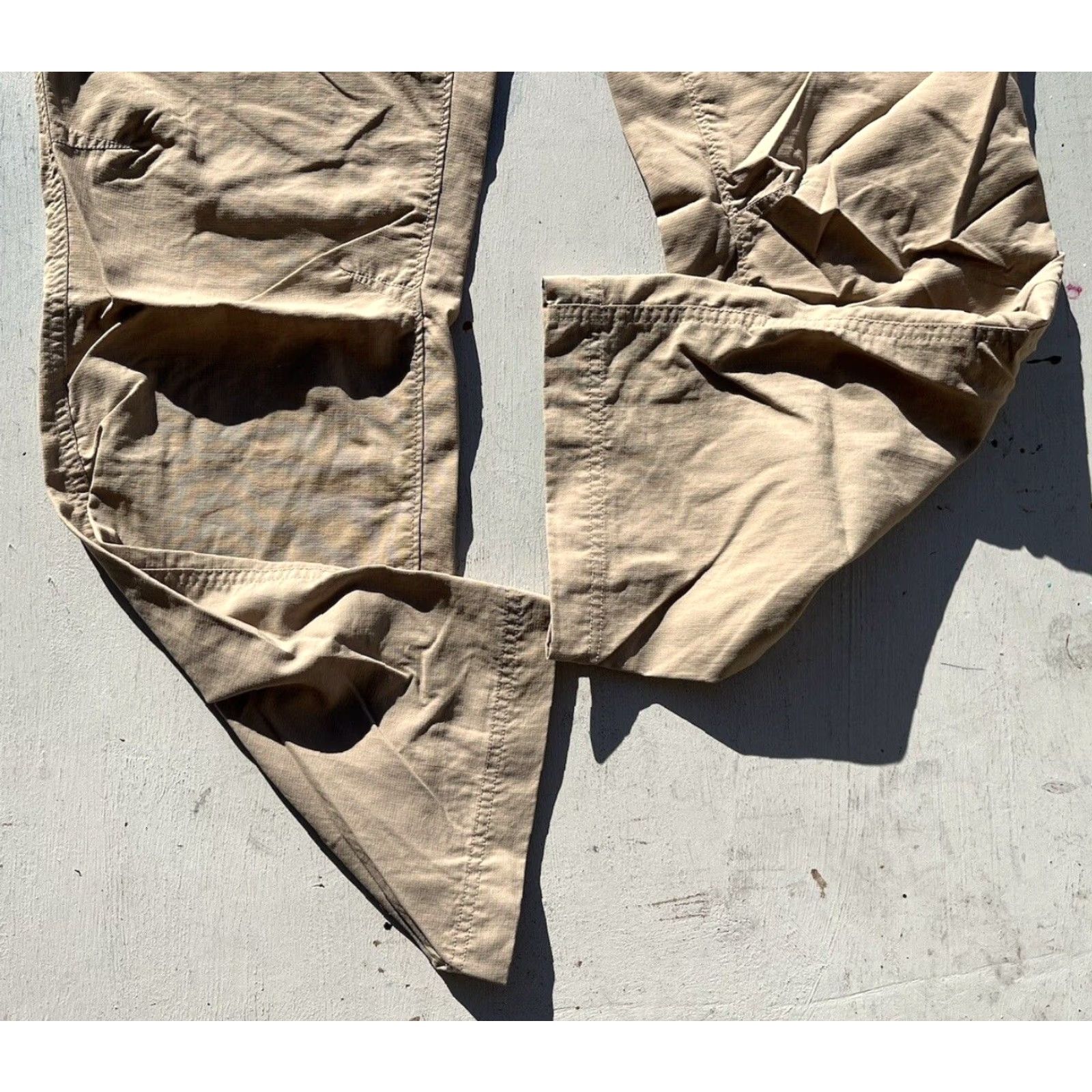 The North Face Women's North Face Pants Beige 12 Convertible Nylon Zip Breath Shorts Hike Camp Size 34" / US 12 / IT 48 - 6 Thumbnail