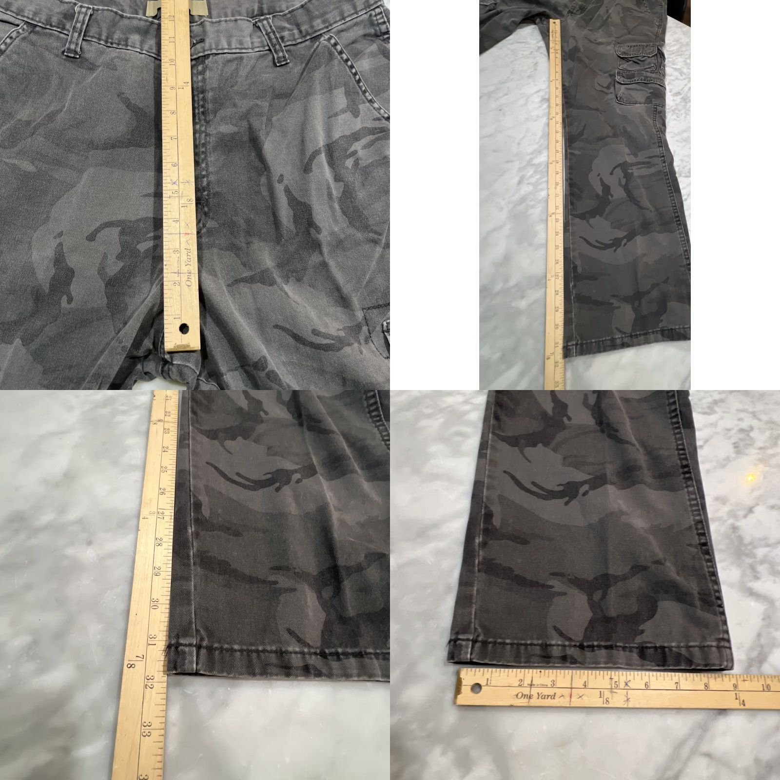 Wrangler Wrangler Jeans Cargo Camo Men 36x32 Faded Gray 70BRWGL Cotton Hunting Jeans Size US 36 / EU 52 - 10 Thumbnail