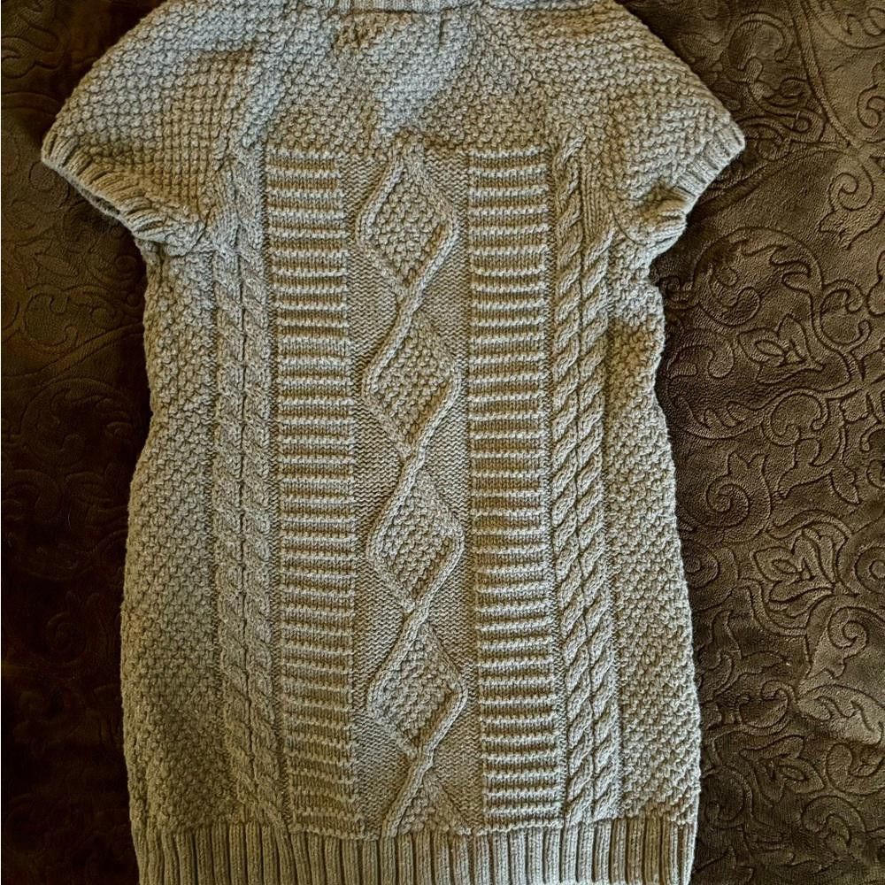 Designer The Eagle’s Eye Gray Knit Sweater Dress - 4T Size XXS / US 00 / IT 34 - 5 Thumbnail
