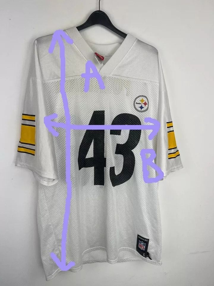 Vintage Vintage jersey NFL Pittsburgh Steelers- Polamalu #43 Size US L / EU 52-54 / 3 - 16 Thumbnail