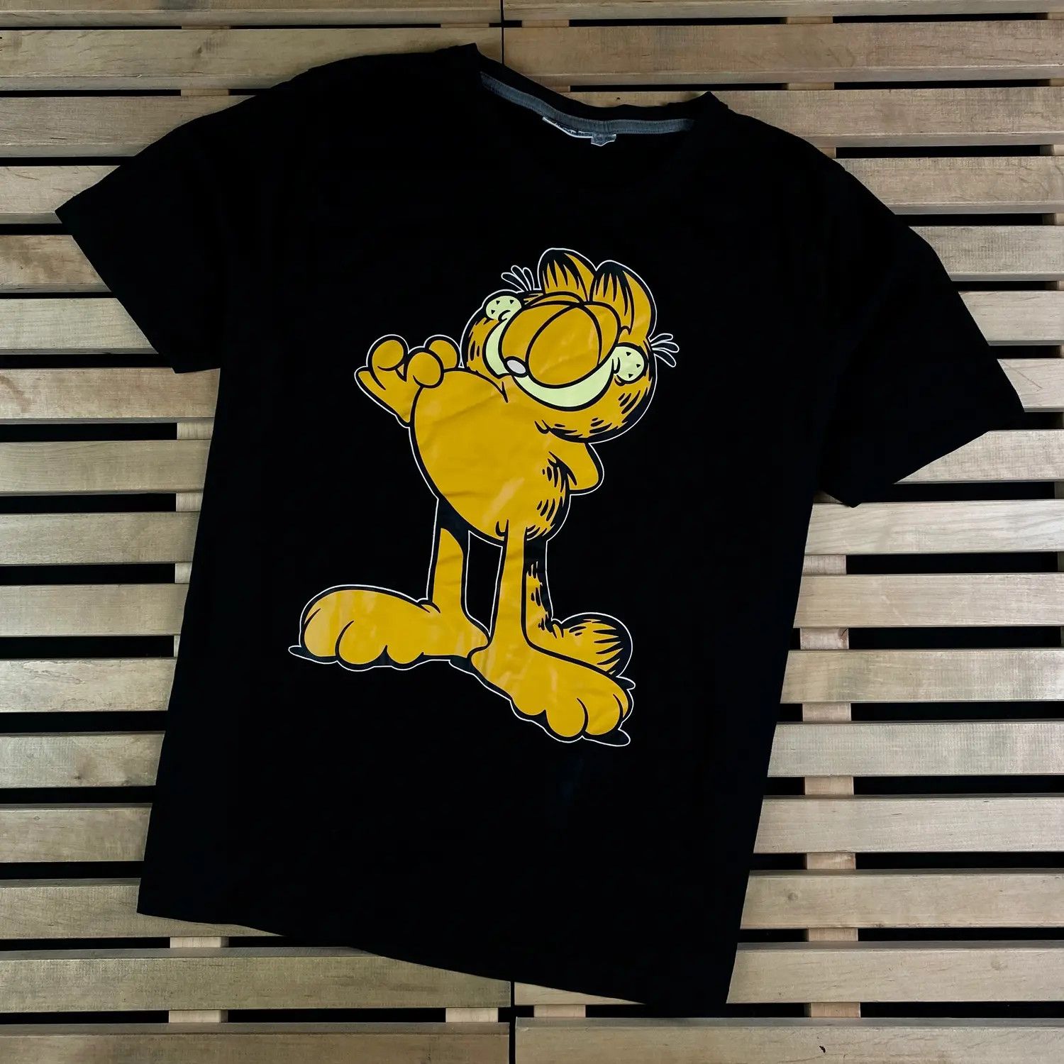 Vintage Mens Vintage T Shirt Garfield x Odei Size XL Size US XL / EU 56 / 4 - 1 Thumbnail
