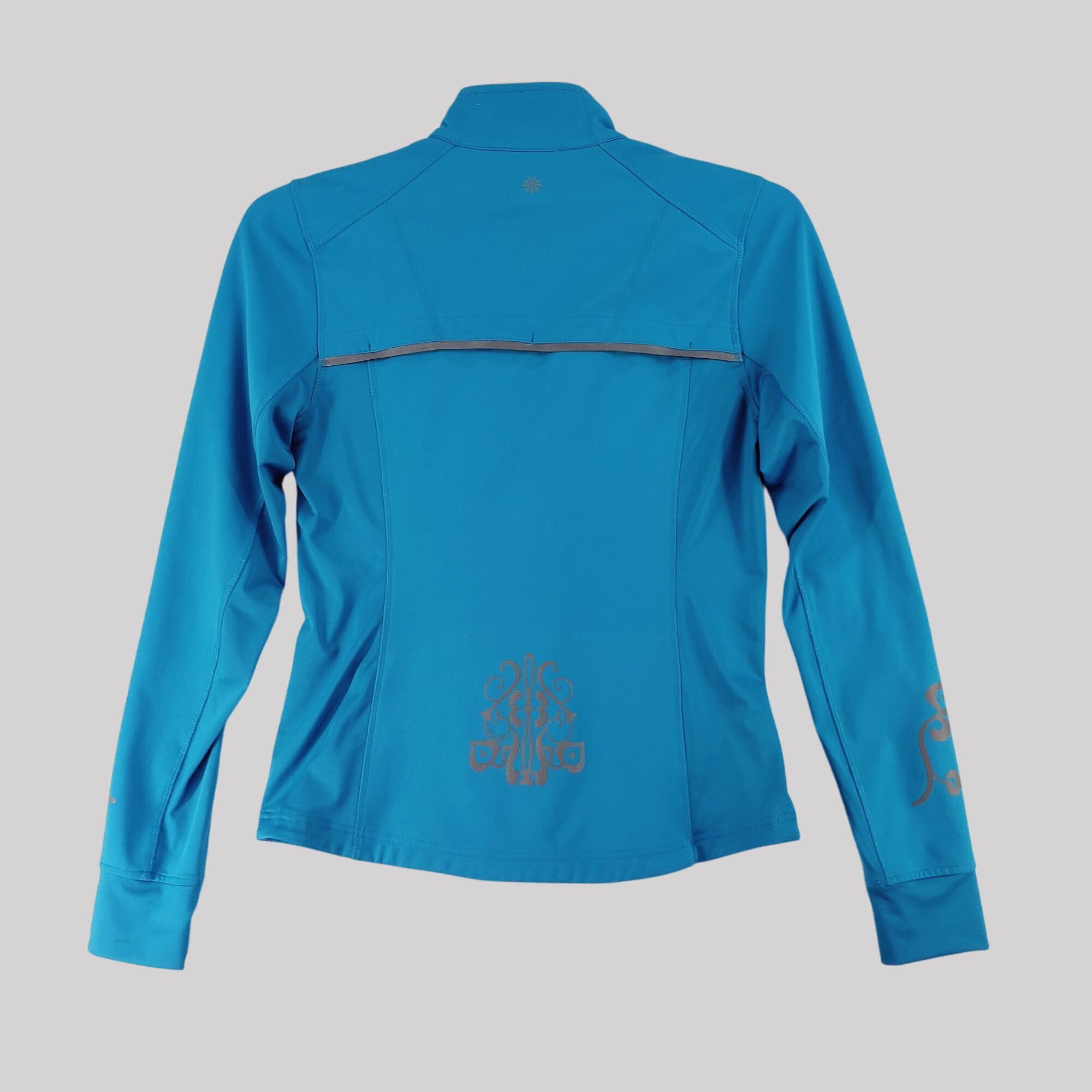 Athleta Athleta Womens Blue Full-Zip Stretch Jacket With Thumbholes Size M / US 6-8 / IT 42-44 - 2 Thumbnail