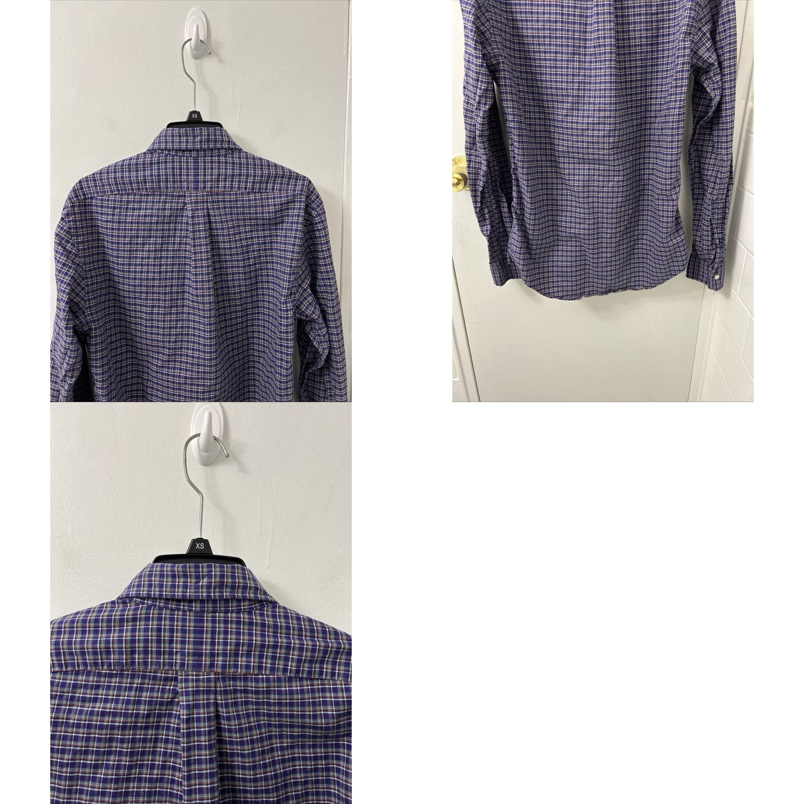 Ralph Lauren Ralph Lauren Shirt Mens Small Purple Plaid Slim Fit Button-Down Green Pony L/S Size US S / EU 44-46 / 1 - 8 Thumbnail