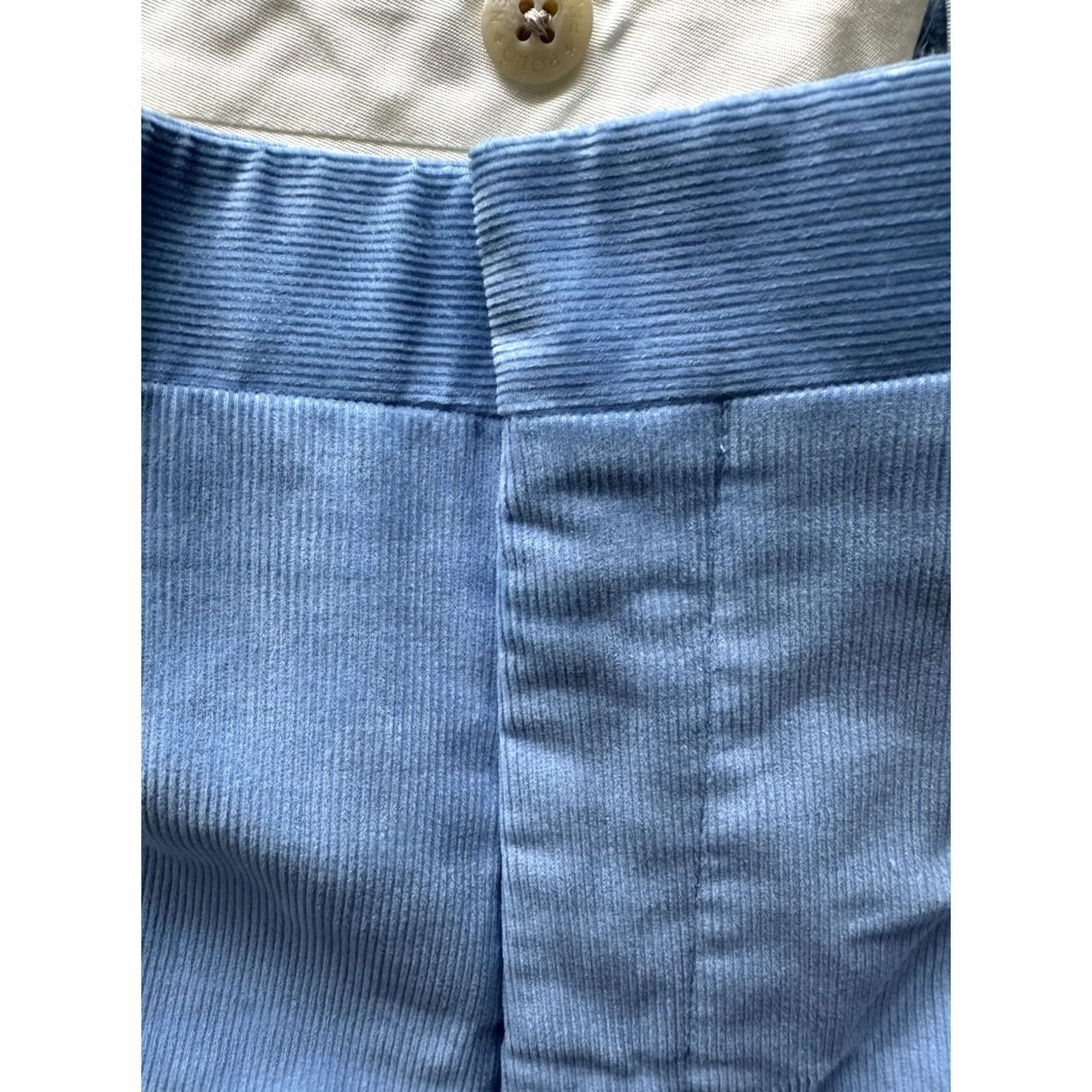 Polo Ralph Lauren VINTAGE Polo Ralph Lauren Preston Pants Men 38 Reg Blue 80s 90s Leather? N/A Size US M / EU 48-50 / 2 - 3 Thumbnail