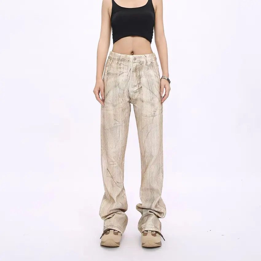 Designer × Japanese Brand Vintage Hip Hop Streetwear Loose Casual Jeans Size US 33 - 2 Thumbnail