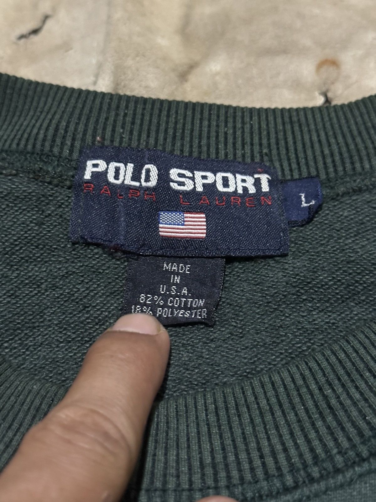 Polo Ralph Lauren Polo Ralph Lauren Polo Sport basketball bear green 90s Size US L / EU 52-54 / 3 - 12 Thumbnail
