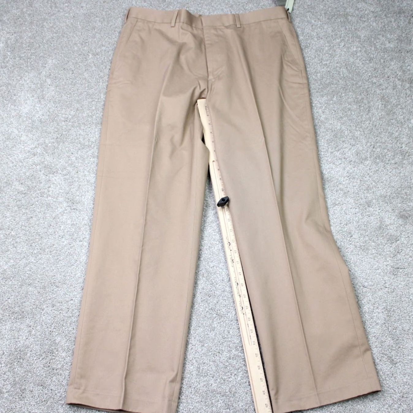 Perry Ellis Perry Ellis Portfolio Pants Men 36x30 Beige Chino Straight Regular Vintage: No N/A Size US 36 / EU 52 - 3 Thumbnail