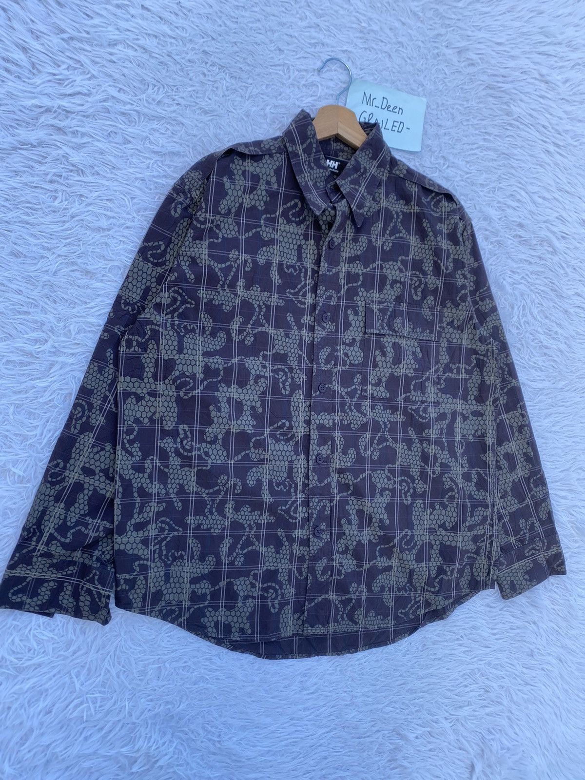 Helly Hansen Rare Helly Hansen Camo Button Ups Shirt Size US M / EU 48-50 / 2 - 2 Thumbnail