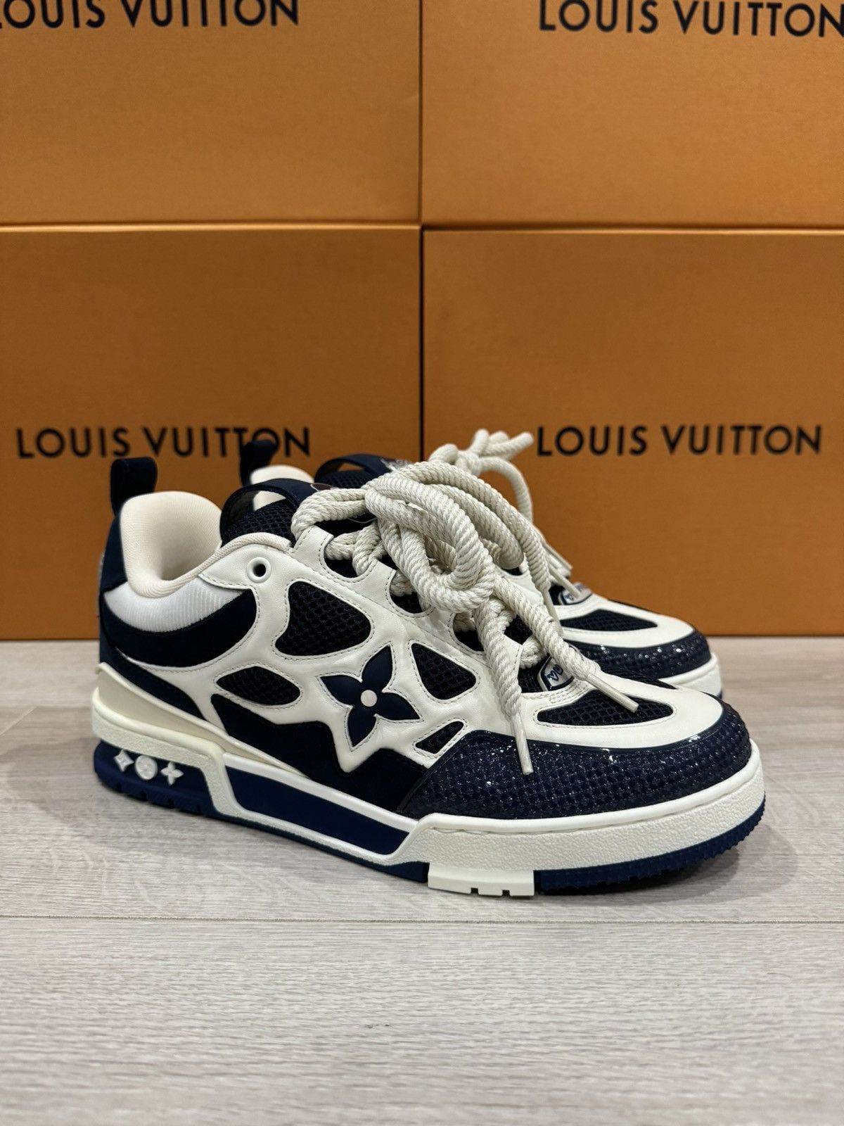Louis Vuitton LOUIS VUITTON SKATE SNEAKER MARNIE BLUE Size US 8 / EU 41 - 1 Thumbnail