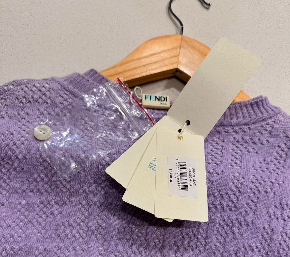 Fendi Fendi Kids Vest with Cardigan Size XXS / US 00 / IT 34 - 4 Thumbnail
