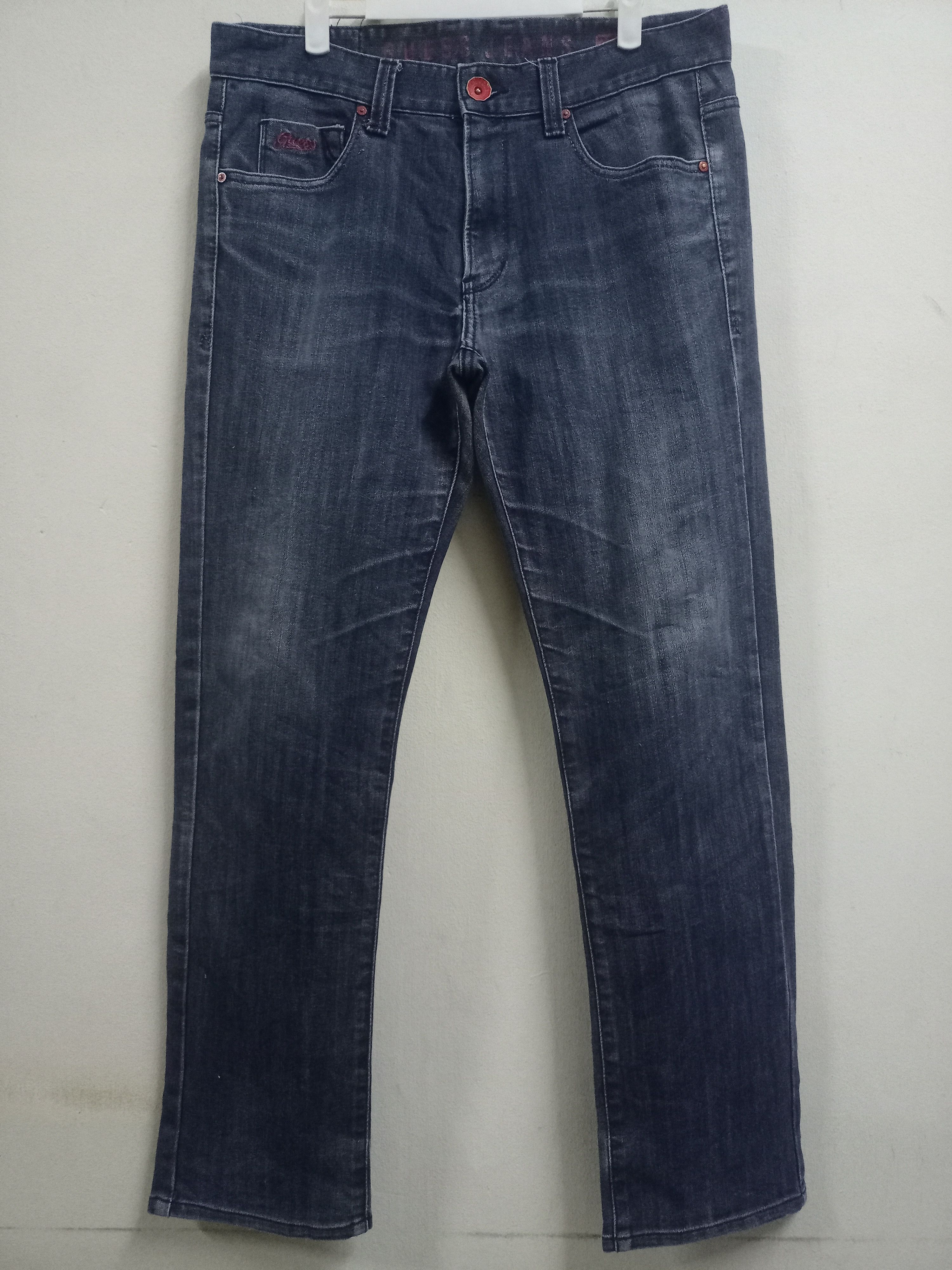 Guess Vintage Guess Dark Blue Wash Loose Straight Jeans 34x30 Size US 34 / EU 50 - 1 Thumbnail