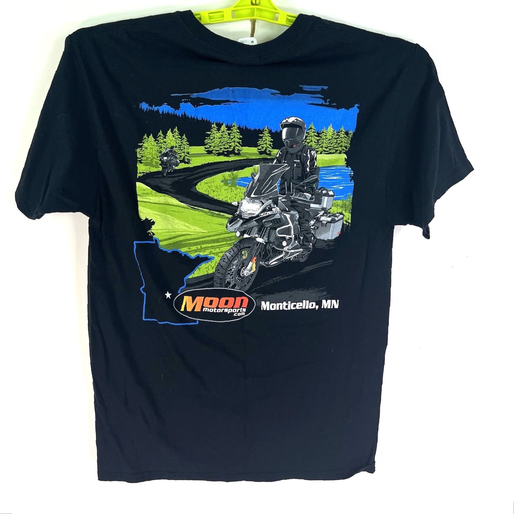 BMW VINTAGE BMW Motorcycle T-Shirt Men's Size M Black Graphic Print Biker Cars Motorcycle 90s Size US M / EU 48-50 / 2 - 4 Thumbnail