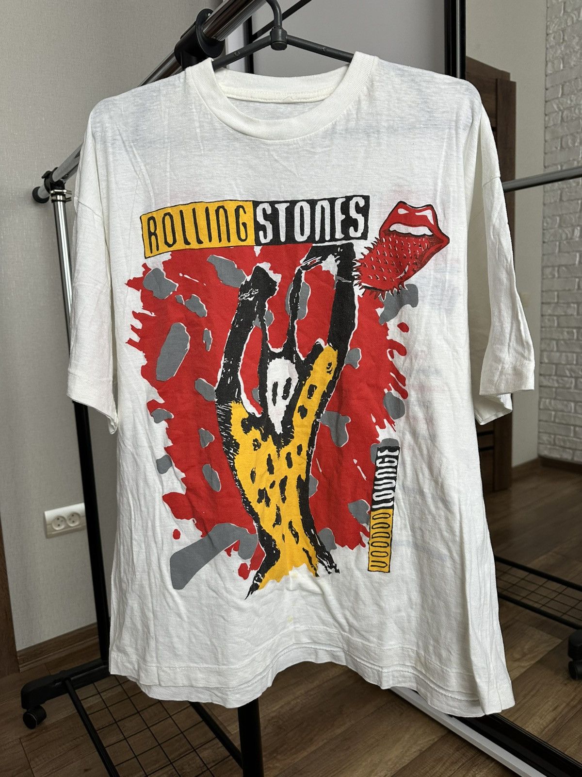 The Rolling Stones 1995 The Rolling Stones Voodoo Tour Band Vintage T-Shirt Tee Size US XL / EU 56 / 4 - 1 Thumbnail