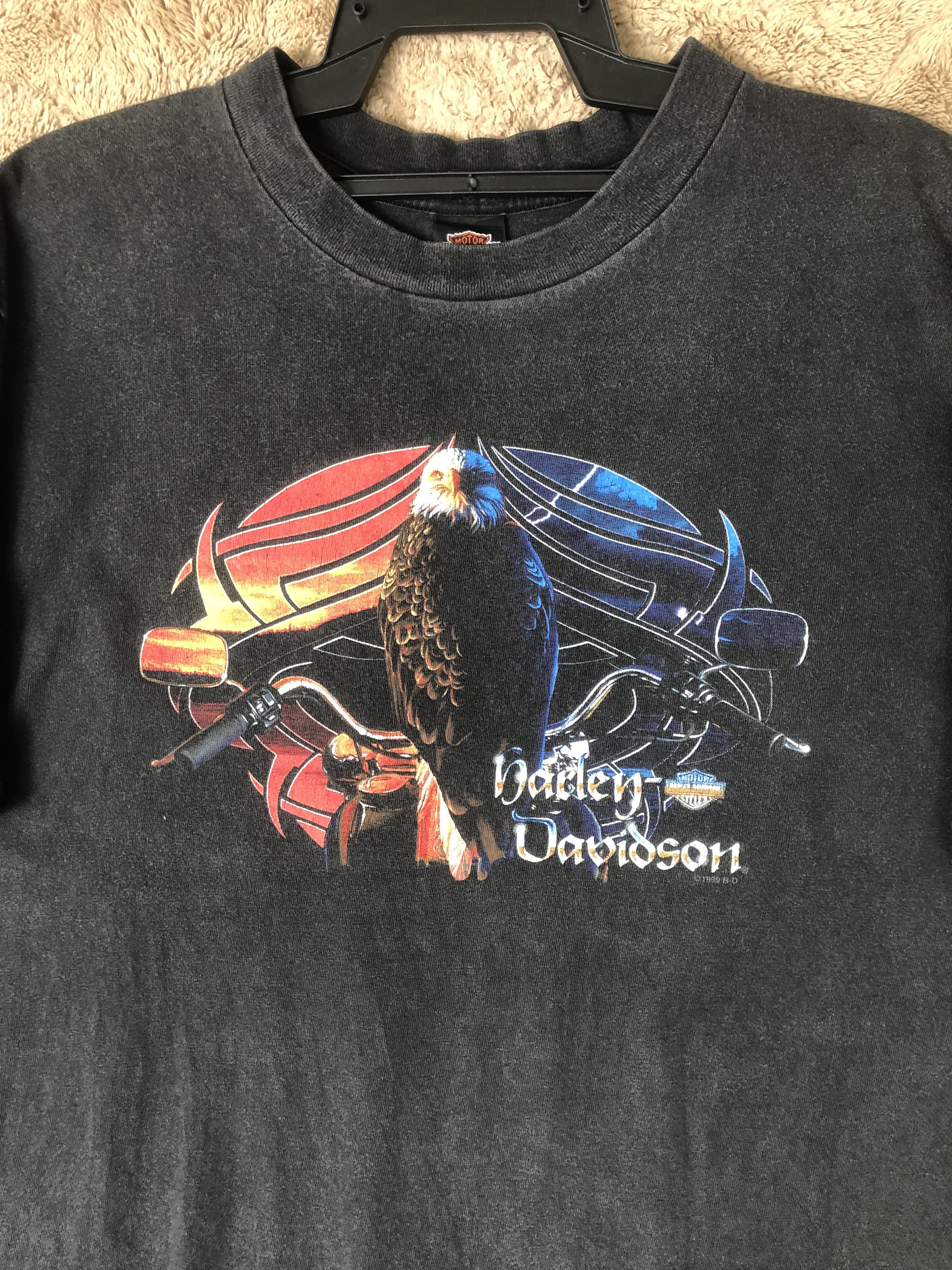 Harley Davidson Vintage 90s Harley Davidson Tee Size US XL / EU 56 / 4 - 1 Thumbnail