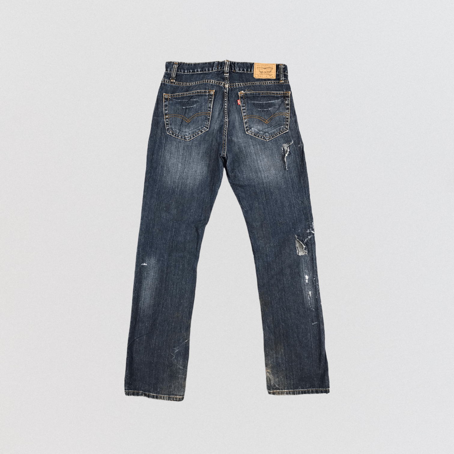 Levi's × Vintage Vintage 90s Blue Wash Levis 514 Jeans-JM1956 Size US 33 - 2 Thumbnail
