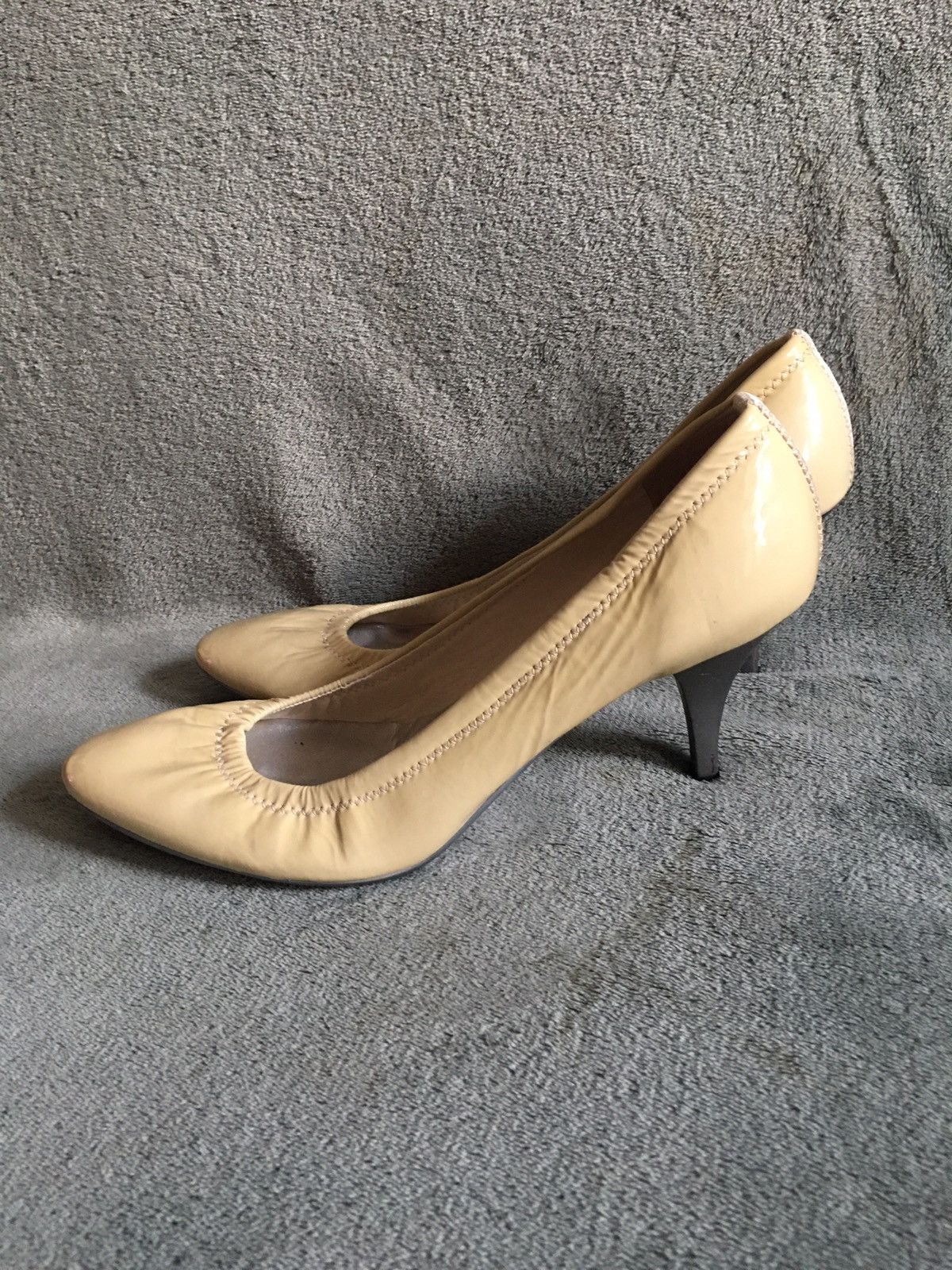 Prada PRADA Vintage Beige Patent Leather Pump Heels EU 41 Size US 11 / IT 41 - 6 Thumbnail