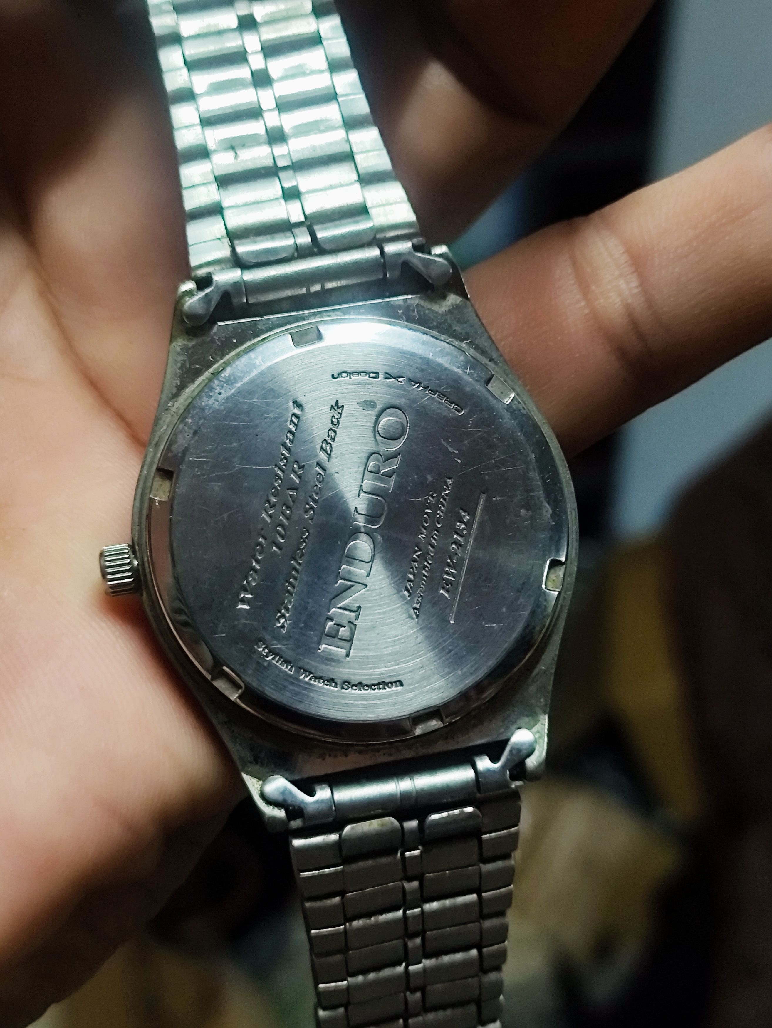 Japanese Brand Vintage Watch by ENDURO QUARTZ JAPAN ENGINE WATCH Size ONE SIZE - 3 Thumbnail