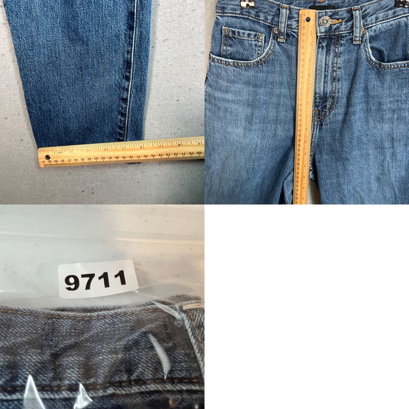 Uniqlo VINTAGE Uniqlo Jeans Womens 24 High Waisted Tapered Denim Blue Cotton Blend Rise High Adults Womens 24 Jeans B06 Size 42" / US 20 - 8 Thumbnail