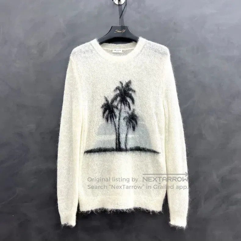 Saint Laurent Paris Saint Laurent Paris Coconut Tree Mohair Lightweight Knit S Size XS / US 0-2 / IT 36-38 - 1 Thumbnail