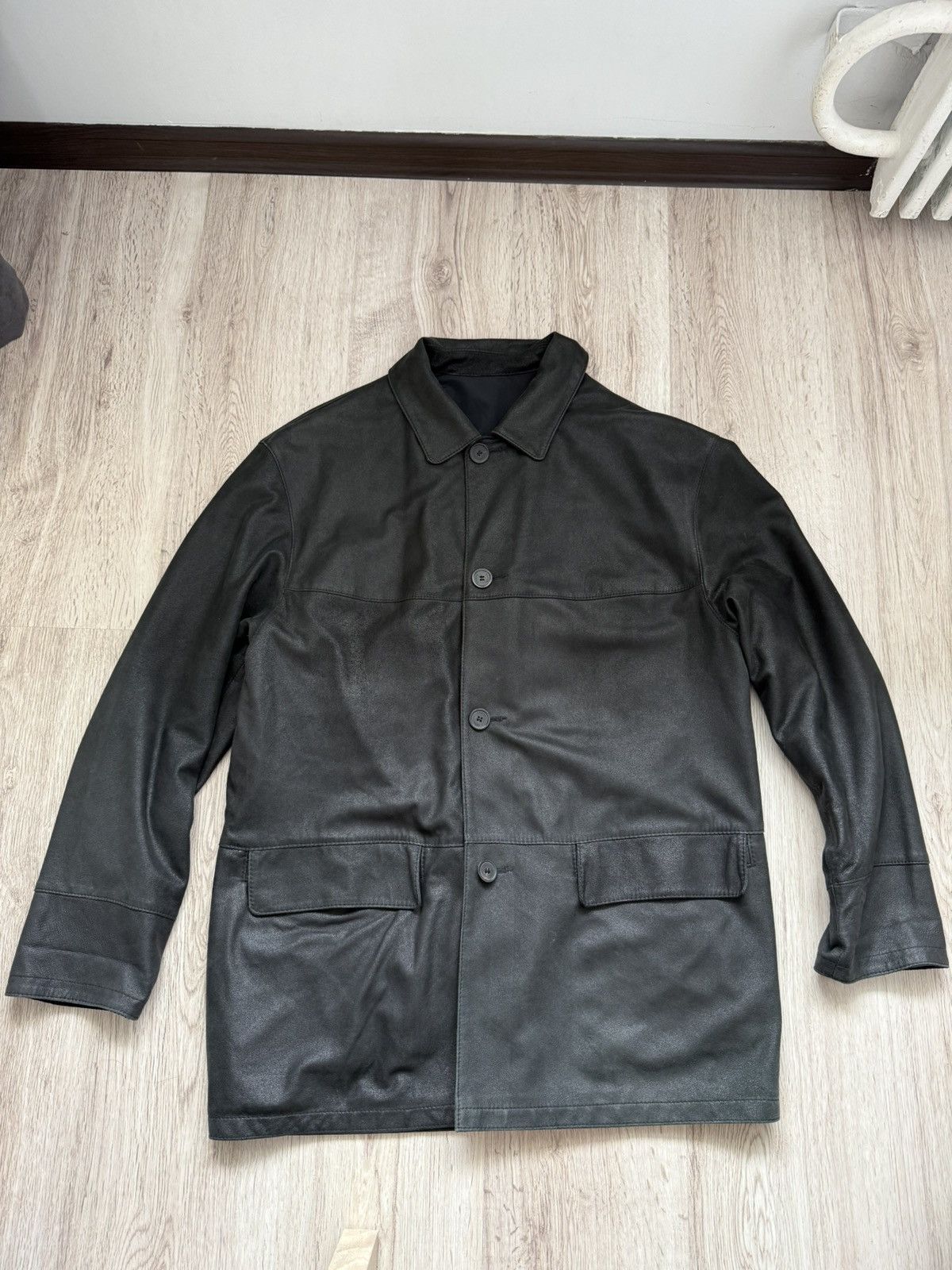 Other Vintage Christ German Leather Reversible Coat Grain Leather Size US M / EU 48-50 / 2 - 1 Thumbnail