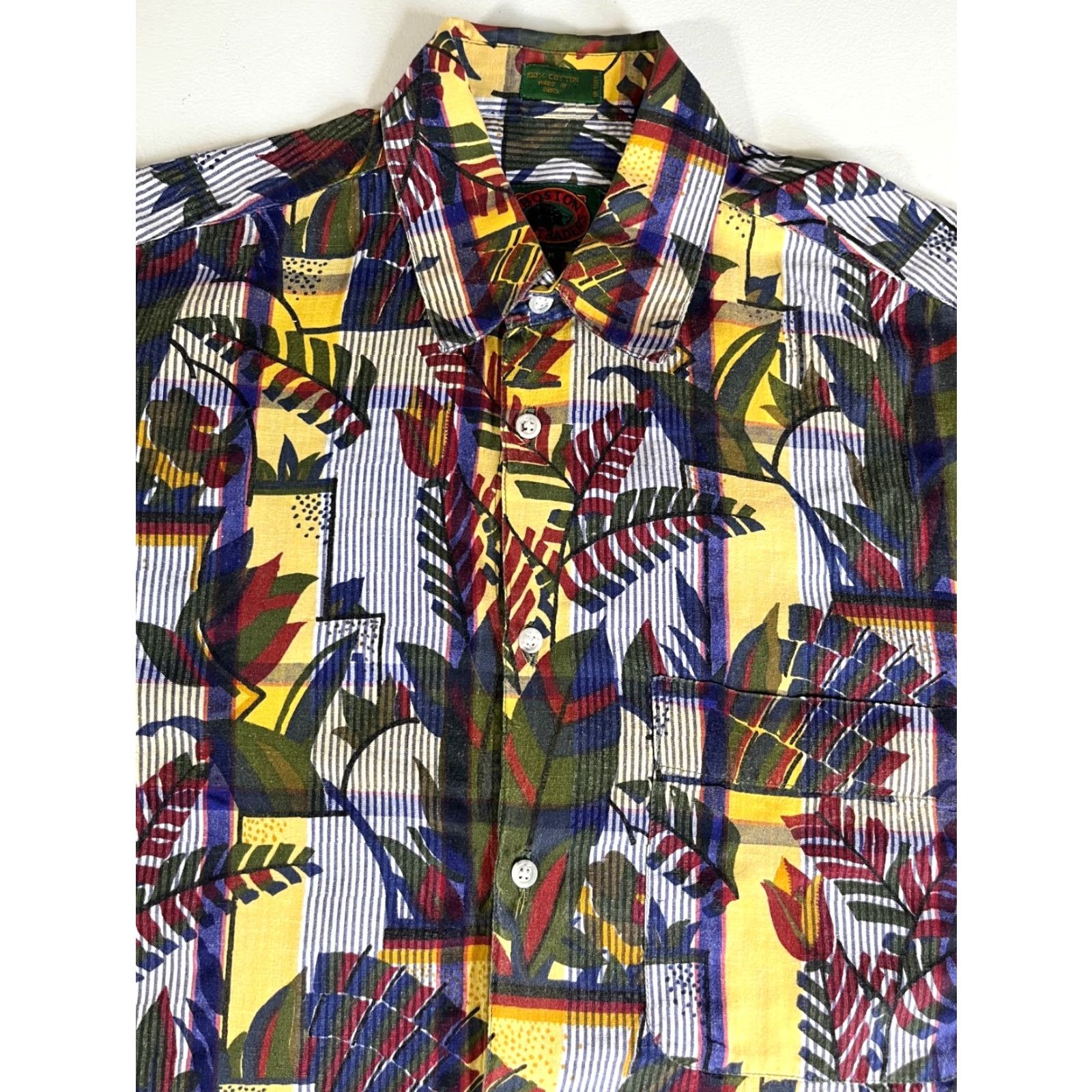 Etro VINTAGE Boston Traders Button-Up Shirt Short Sleeve Floral Hawaiian Retro Sz M Men Size US M / EU 48-50 / 2 - 5 Thumbnail
