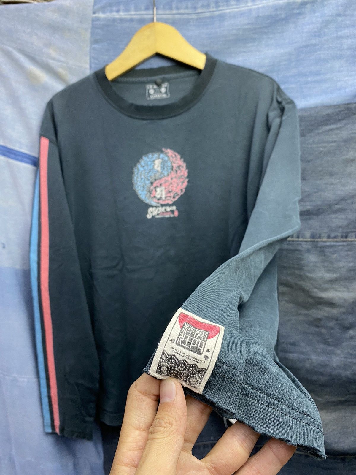 If Six Was Nine × Japanese Brand × Le Grande Bleu (L.G.B.) japanese longsleeve the peculiar japan style Size US L / EU 52-54 / 3 - 9 Thumbnail
