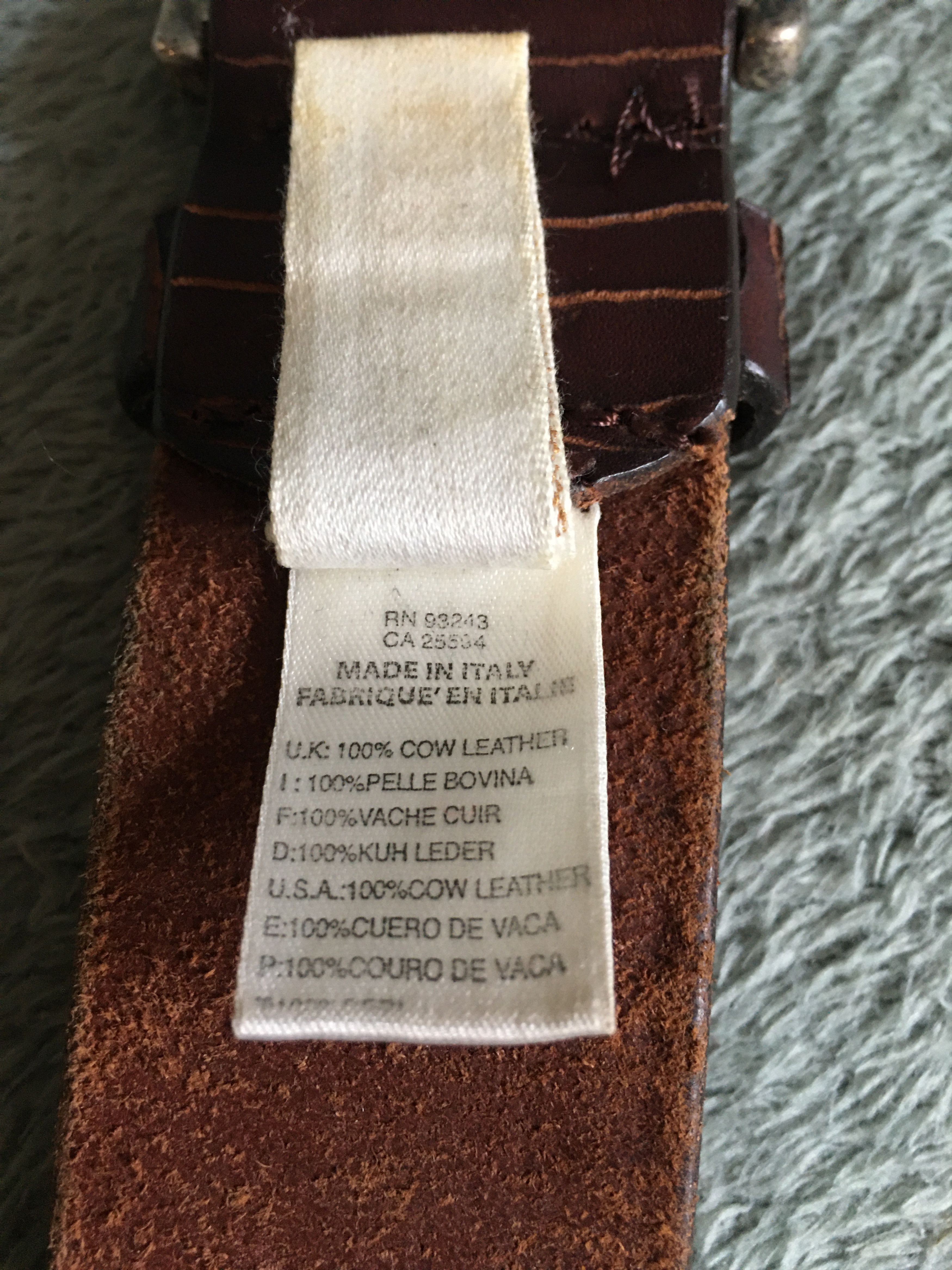 Diesel DIESEL Men's Belt Leather Studded Vintage US Size 90 Size 36 - 9 Thumbnail