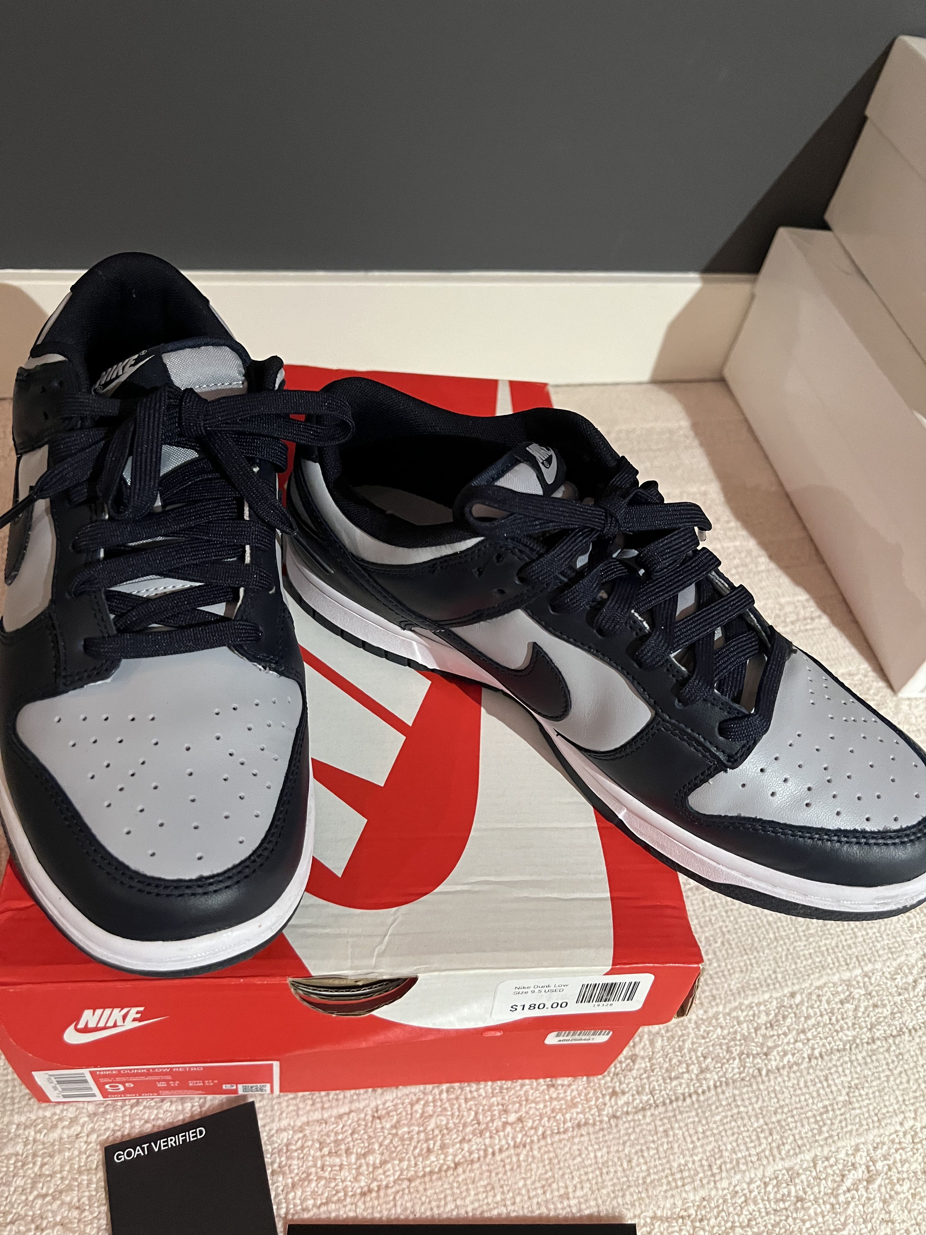 Nike Nike Dunk Low Georgetown Size US 9.5 / EU 42-43 - 2 Thumbnail