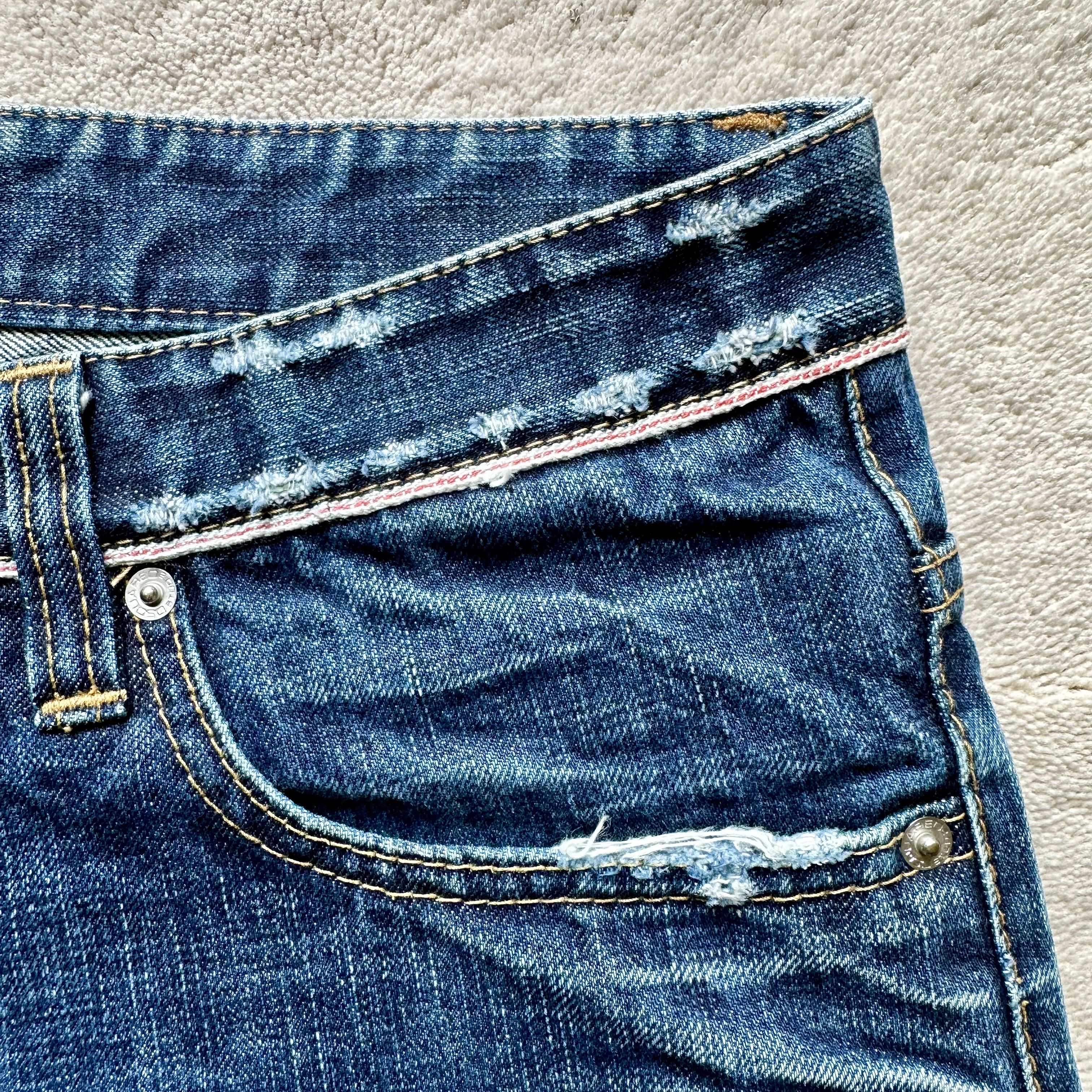 Dsquared2 DSQUARED2 Selvedge Denim LOGO Jean SHORTS Sz 48 EUR | 32 US Size US 32 / EU 48 - 8 Thumbnail
