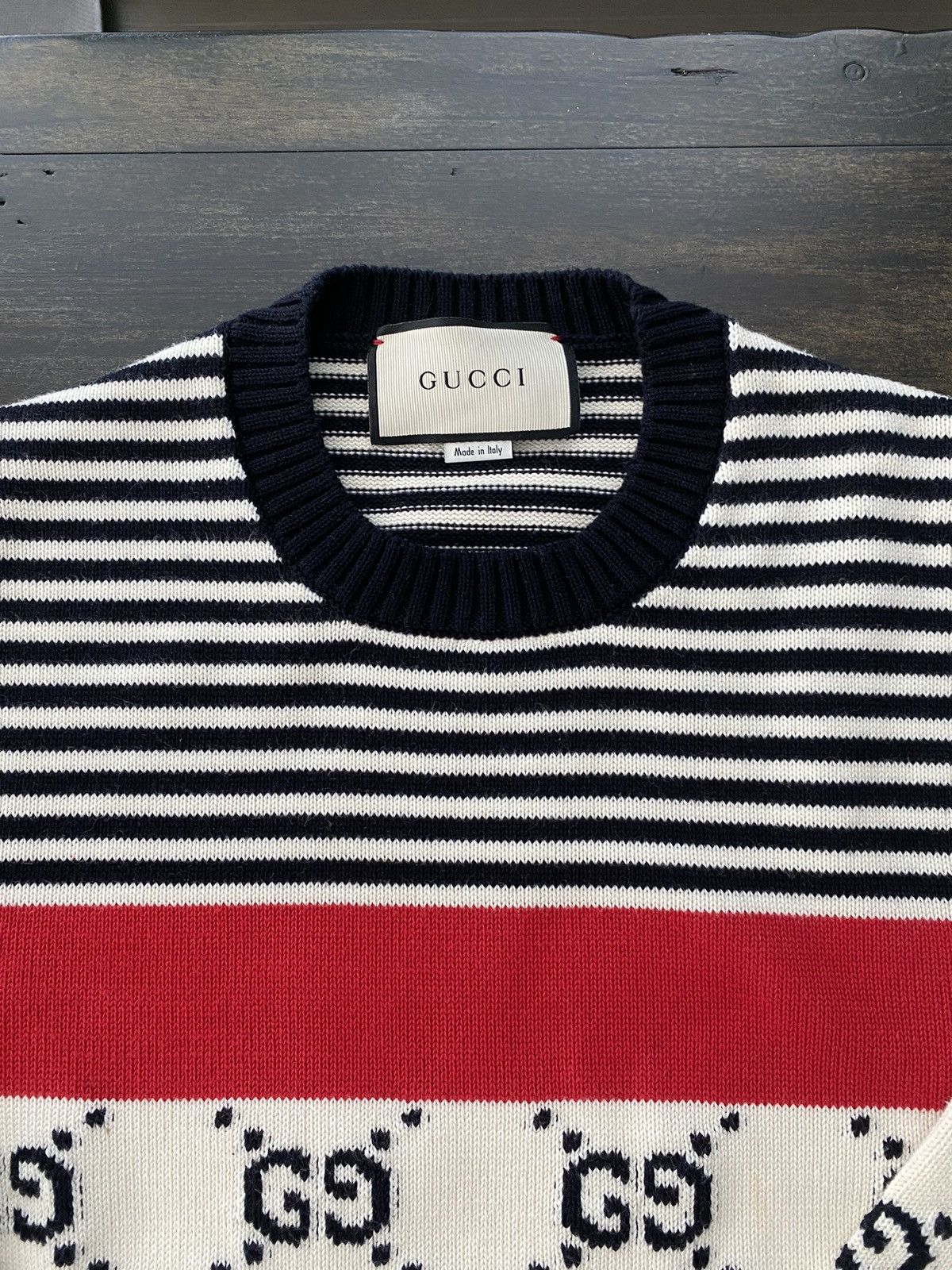 Gucci GG cotton knit sweater Size US M / EU 48-50 / 2 - 2 Thumbnail