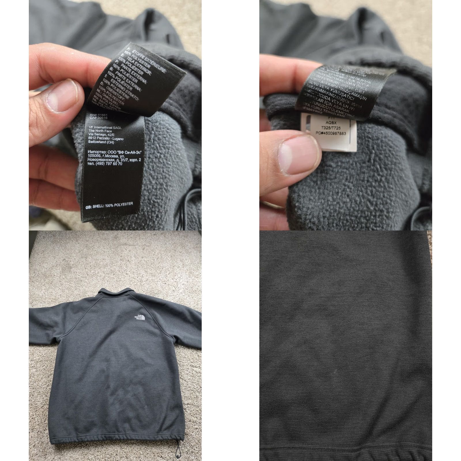 The North Face The North Face Windwall Jacket Mens XL Gray Full Zip Pockets Outdoor Lobo Windbreaker Fleece Overall Size US XL / EU 56 / 4 - 8 Thumbnail