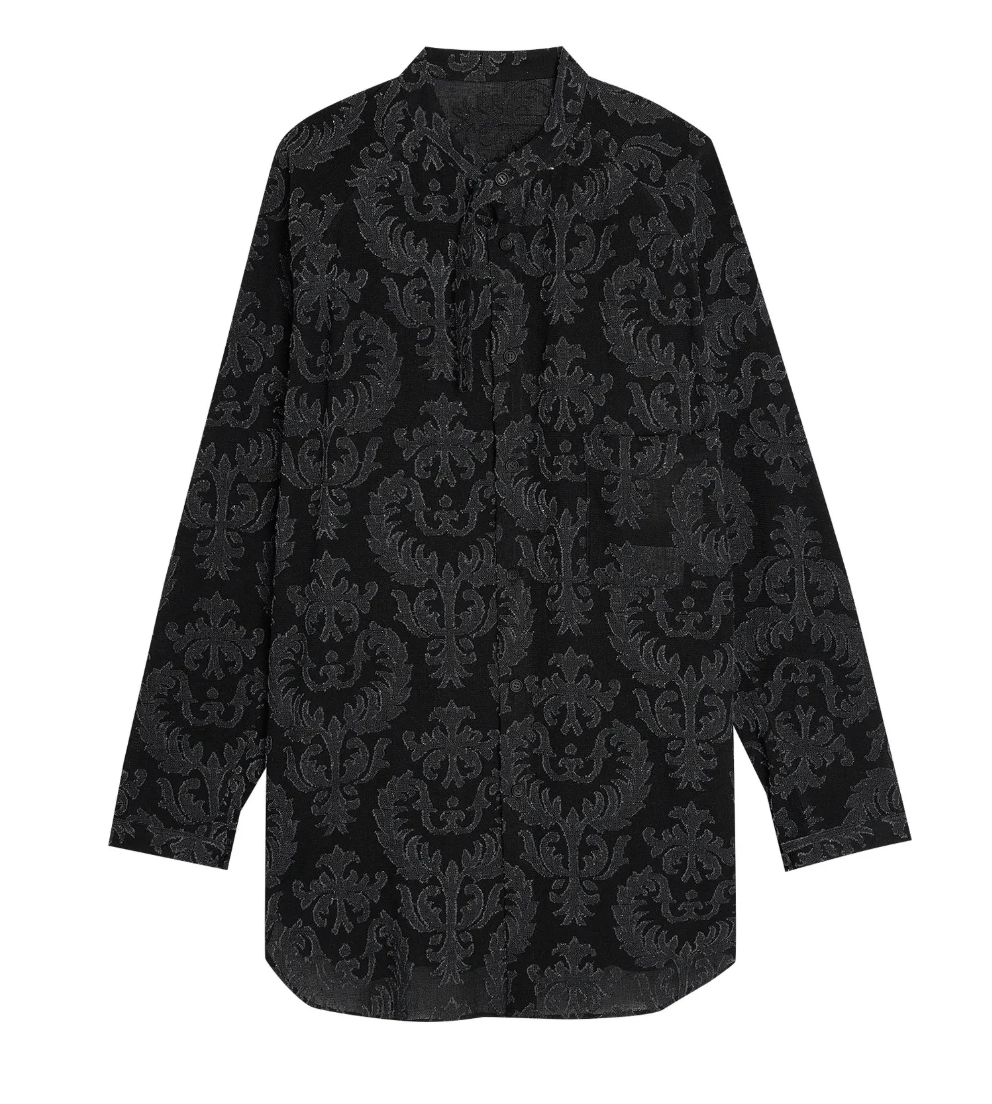 Yohji Yamamoto Yohji Yamamoto Pour Homme - India Pattern Shirt Blouse Size US L / EU 52-54 / 3 - 1 Thumbnail