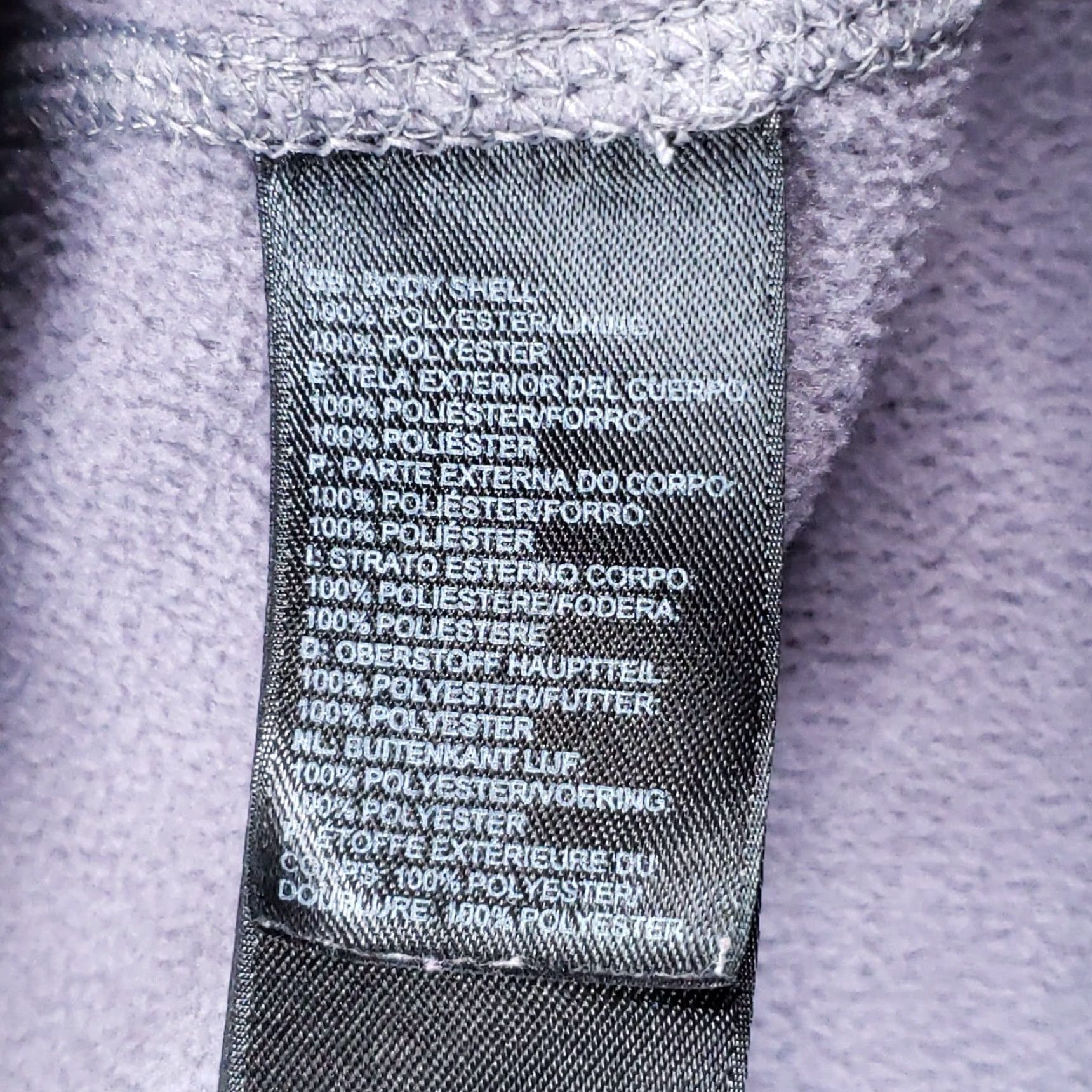 The North Face The North Face Jacket Womens Large Purple Fleece Full Zip Warm Soft Outdoor Size L / US 10 / IT 46 - 6 Thumbnail