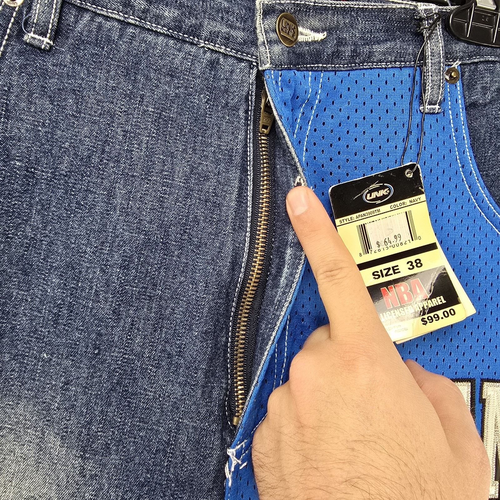 Other NBA UNK Jeans 38x33 Tracy Mcgrady Orlando Magic Baggy Y2K Size US 38 / EU 54 - 4 Thumbnail