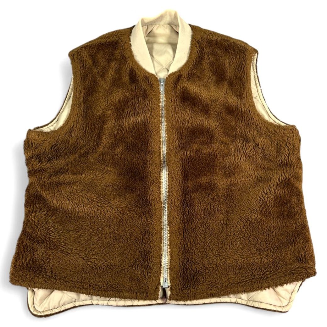 Vintage VINTAGE Panhandle Slim Vest Mens L Brown Western Hunting Quilted Sherpa 70s Reversible Full Zip Pockets Size US L / EU 52-54 / 3 - 3 Thumbnail
