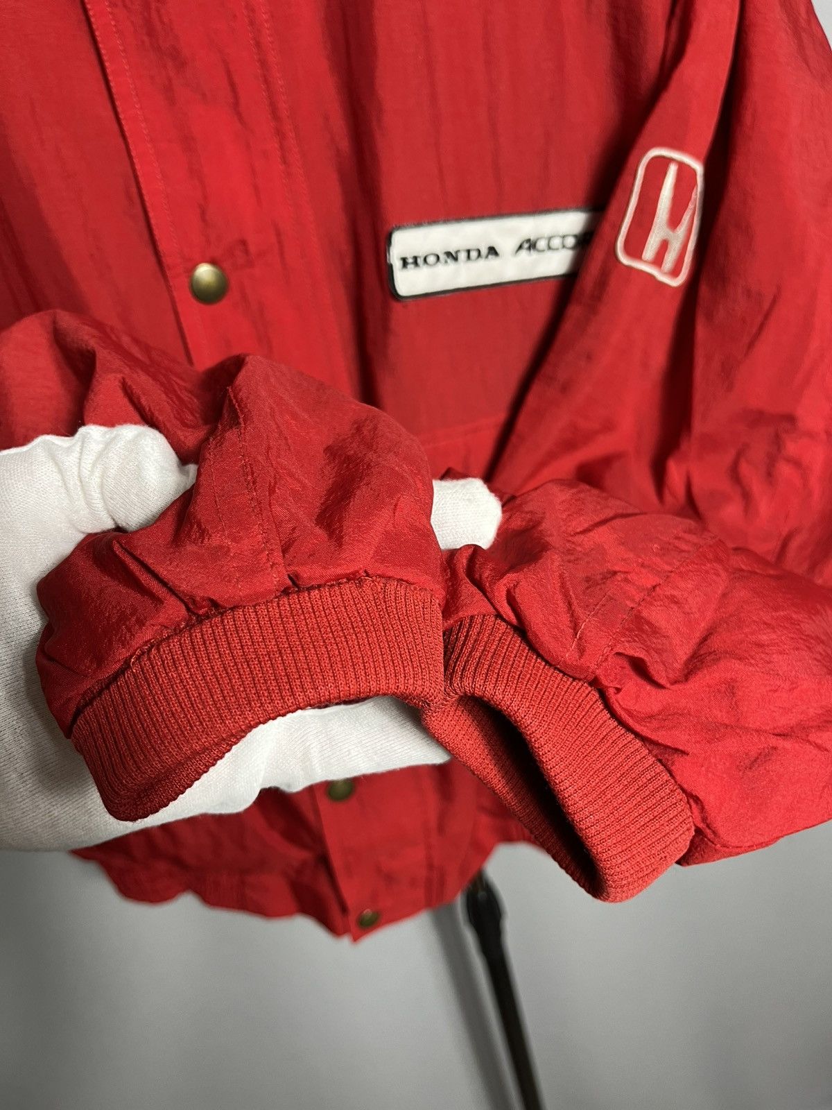 Honda Honda Accord BTCC red jacket 80s 90s formula 1 racing vtg Size US L / EU 52-54 / 3 - 10 Thumbnail