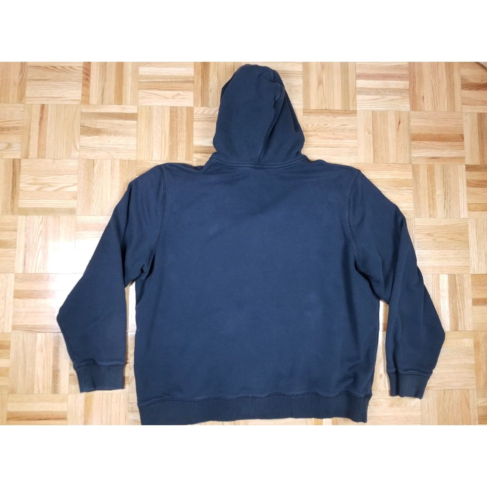 Nike VINTAGE NIKE SHIRT Hooded Black Sweatshirt XXLARGE Mens Pullover Cotton Long Sleeve Sweatshirt Hooded Black Nike Spell Vintage Y2K Size US L / EU 52-54 / 3 - 6 Thumbnail
