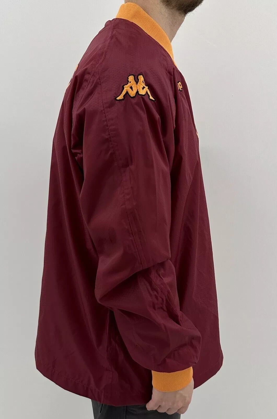Kappa VINTAGE AS ROMA 2000s TRAINING JACKET SOCCER KAPPA Size US L / EU 52-54 / 3 - 8 Thumbnail