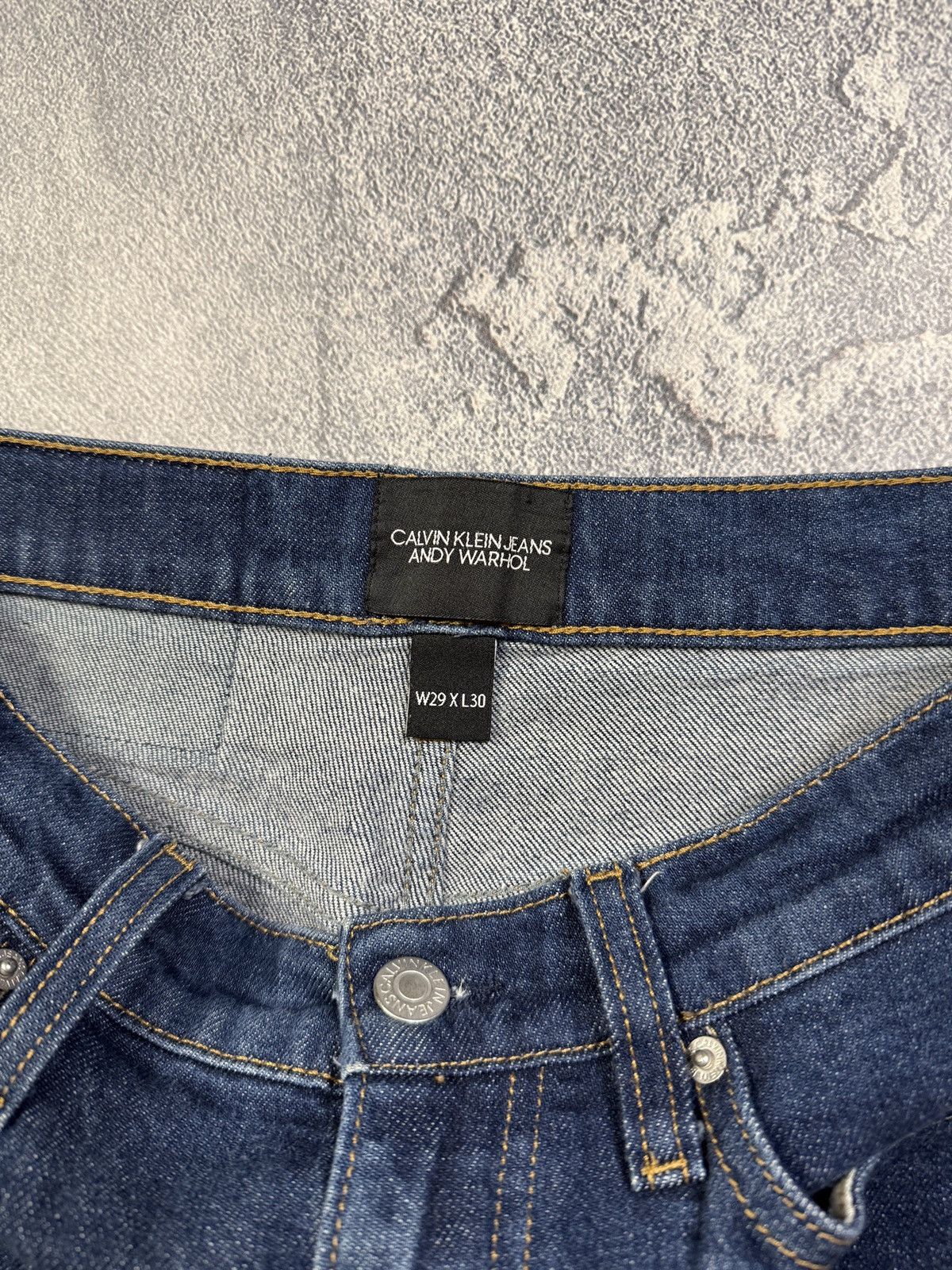 Andy Warhol Calvin Klein x Andy Warhol by Raf Simons Denim Jeans Size US 29 - 13 Thumbnail