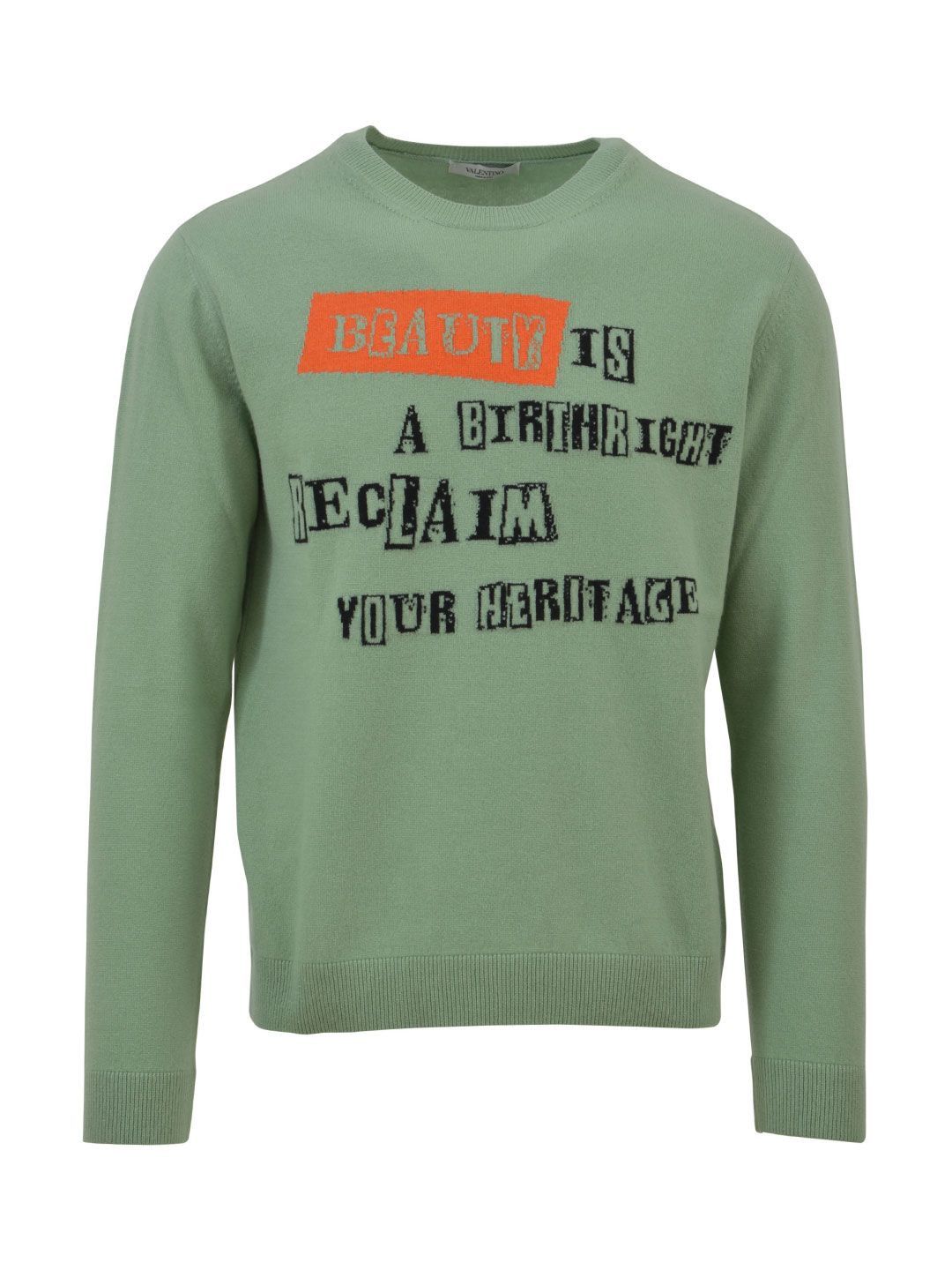 Valentino Valentino Beauty Is A Birthright Wool-Cashmere Sweater Size US L / EU 52-54 / 3 - 1 Thumbnail