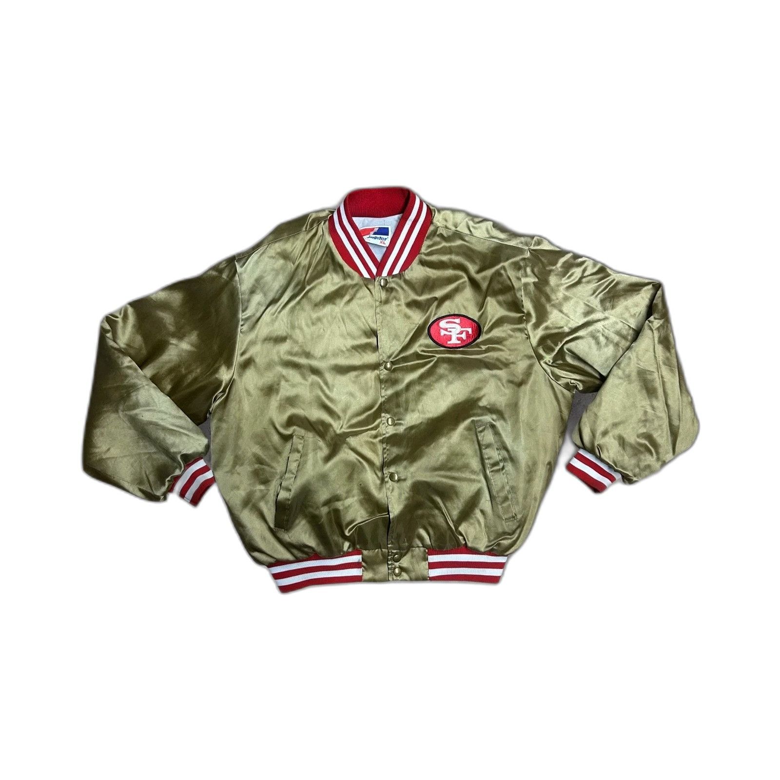 Chalk Line Vintage Chalk Line NFL San Francisco 49ers Gold Satin Spell Size US XL / EU 56 / 4 - 1 Thumbnail
