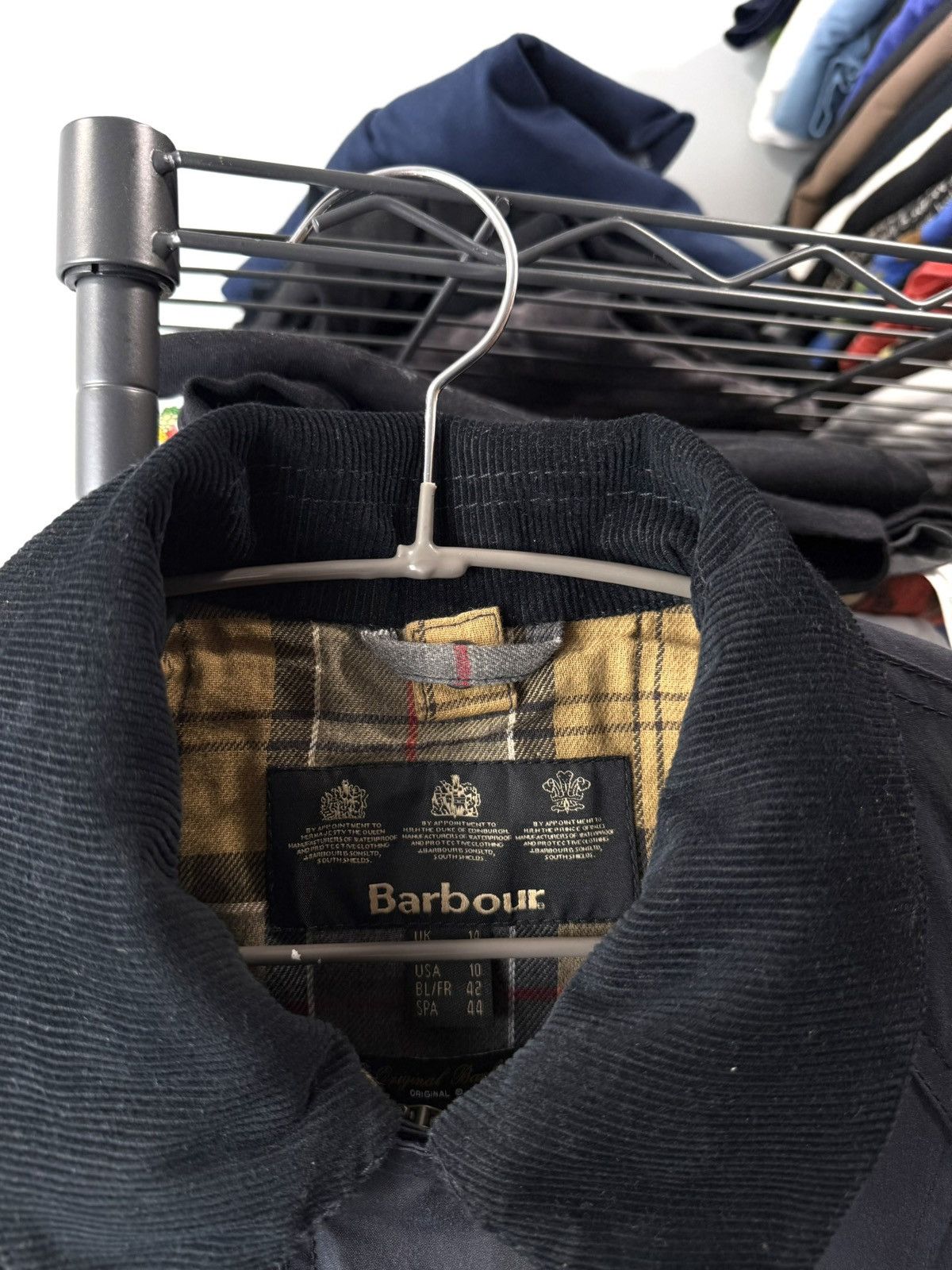 Barbour 💥 Rare! Vintage Barbour Wax Jacket Navy Blue Size M / US 6-8 / IT 42-44 - 6 Thumbnail