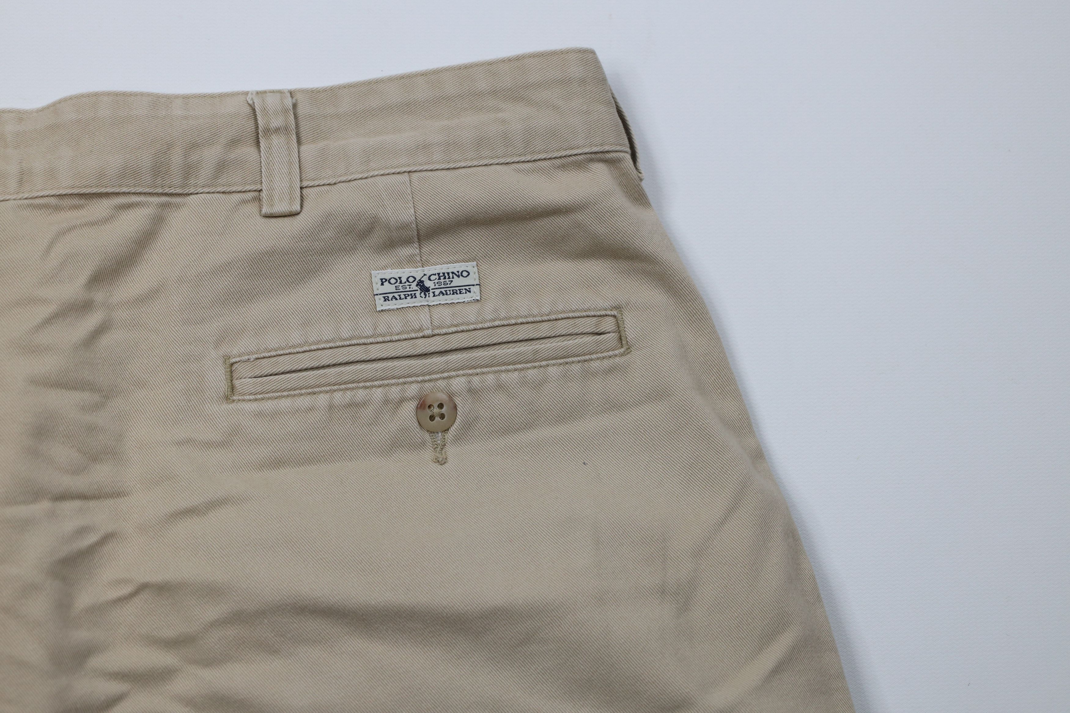 Ralph Lauren Vintage 90s Ralph Lauren Above Knee Chino Shorts Cotton Size US 40 / EU 56 - 10 Thumbnail